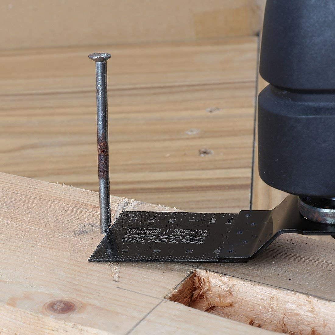 WORKPRO Juego 23 Cuchillas Sierra Oscilante Metal/Madera