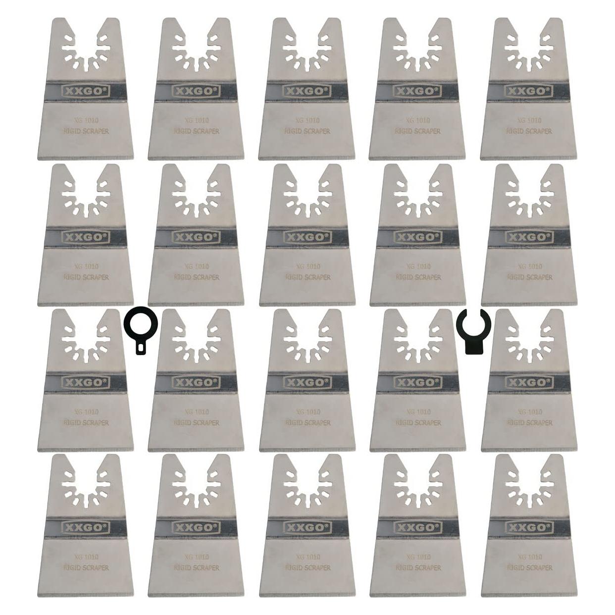 Cuchillas Oscilantes XXGO 20 Pcs 5x3 cm Raspadora Universal