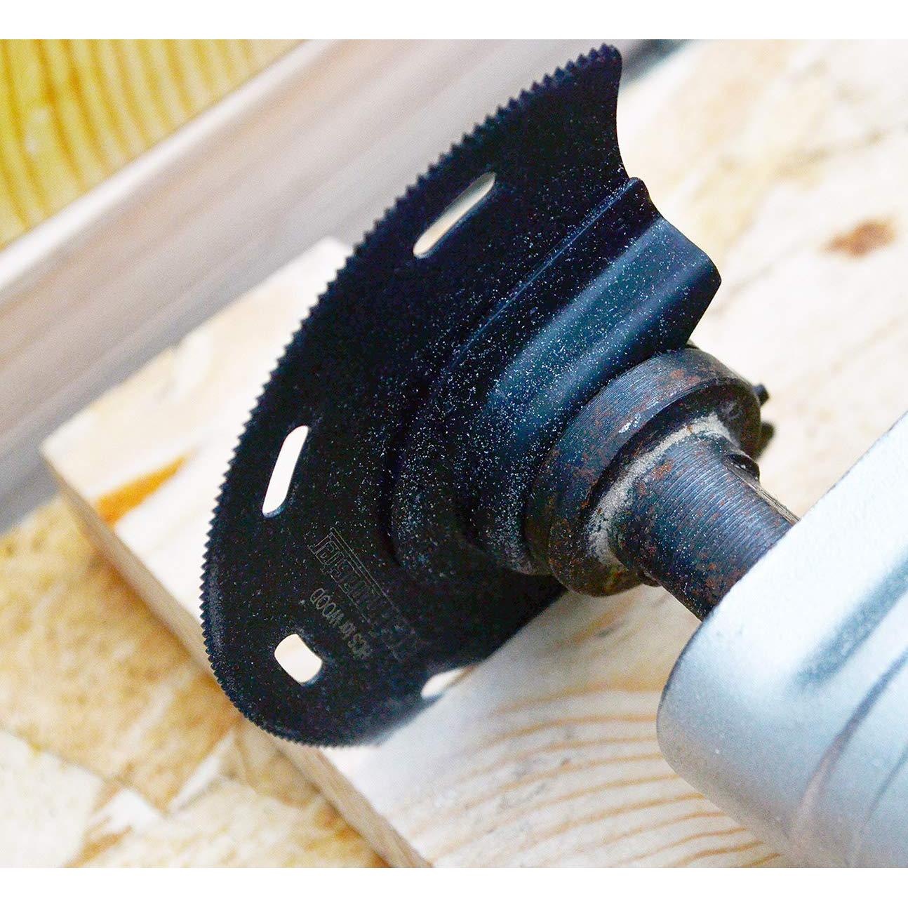 Hoja de sierra segmentada HCS para herramienta oscilante - 6 piezas