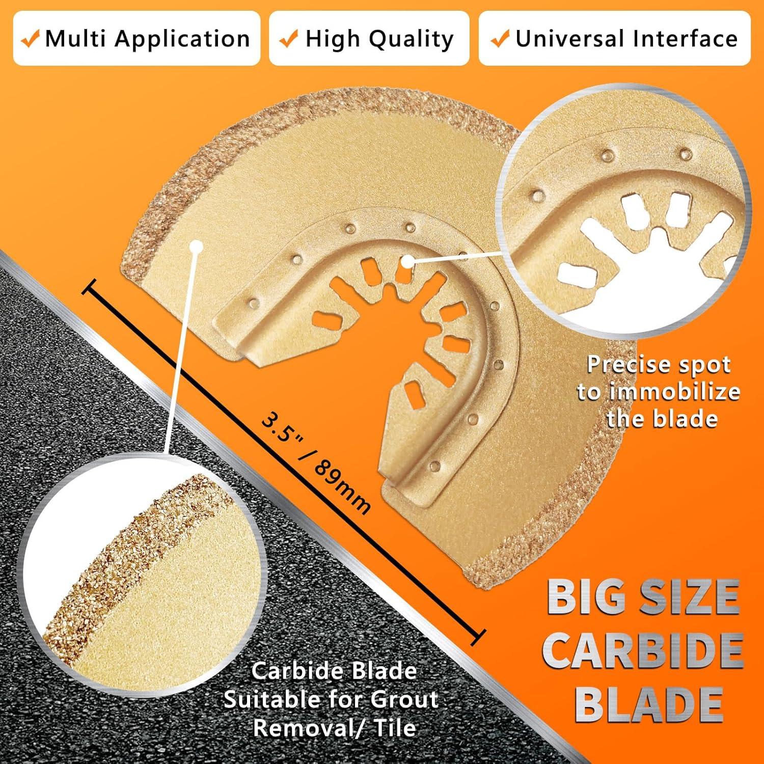 87 Pcs Cuchillas Multiherramienta OTUCO para Madera y Metal