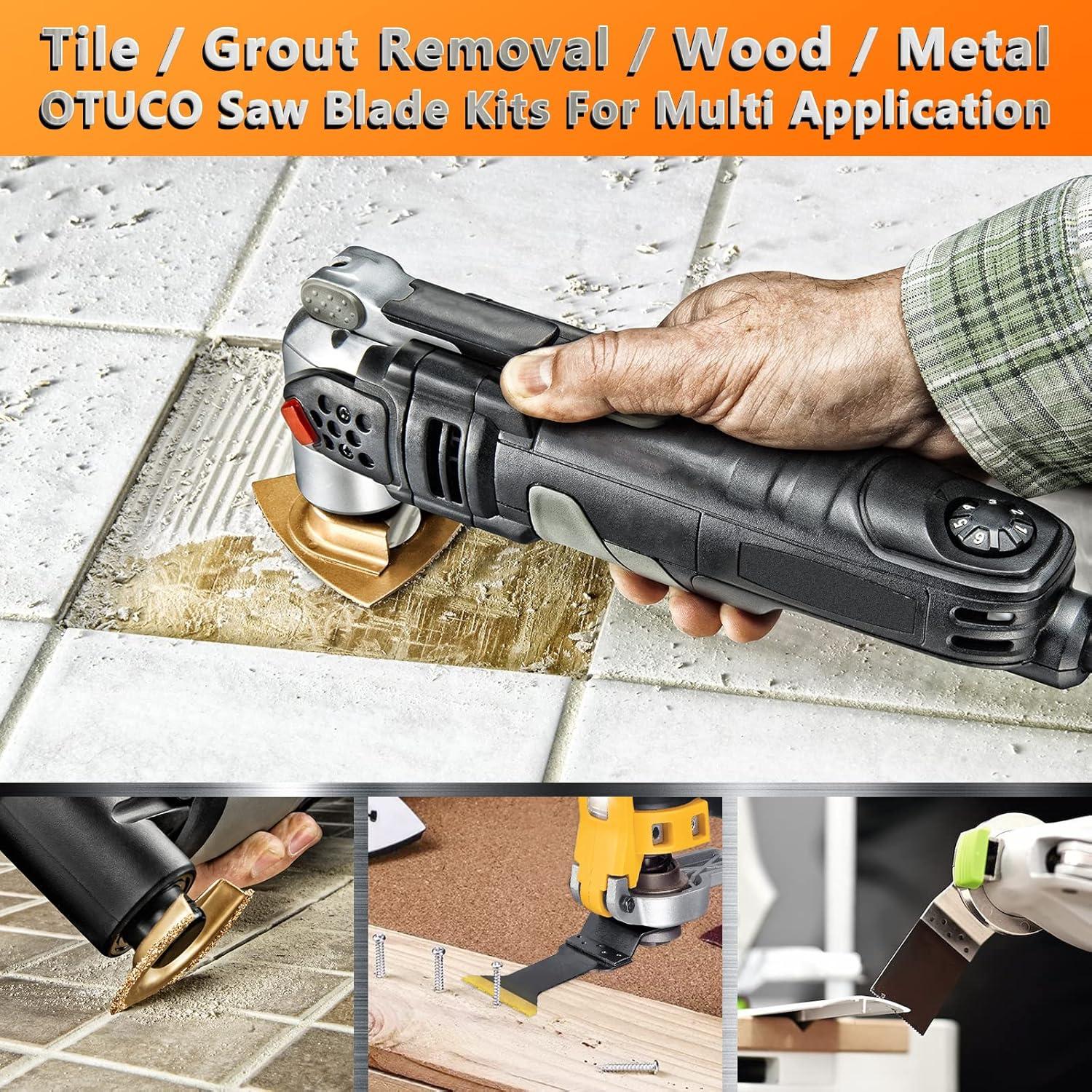 87 Pcs Cuchillas Multiherramienta OTUCO para Madera y Metal