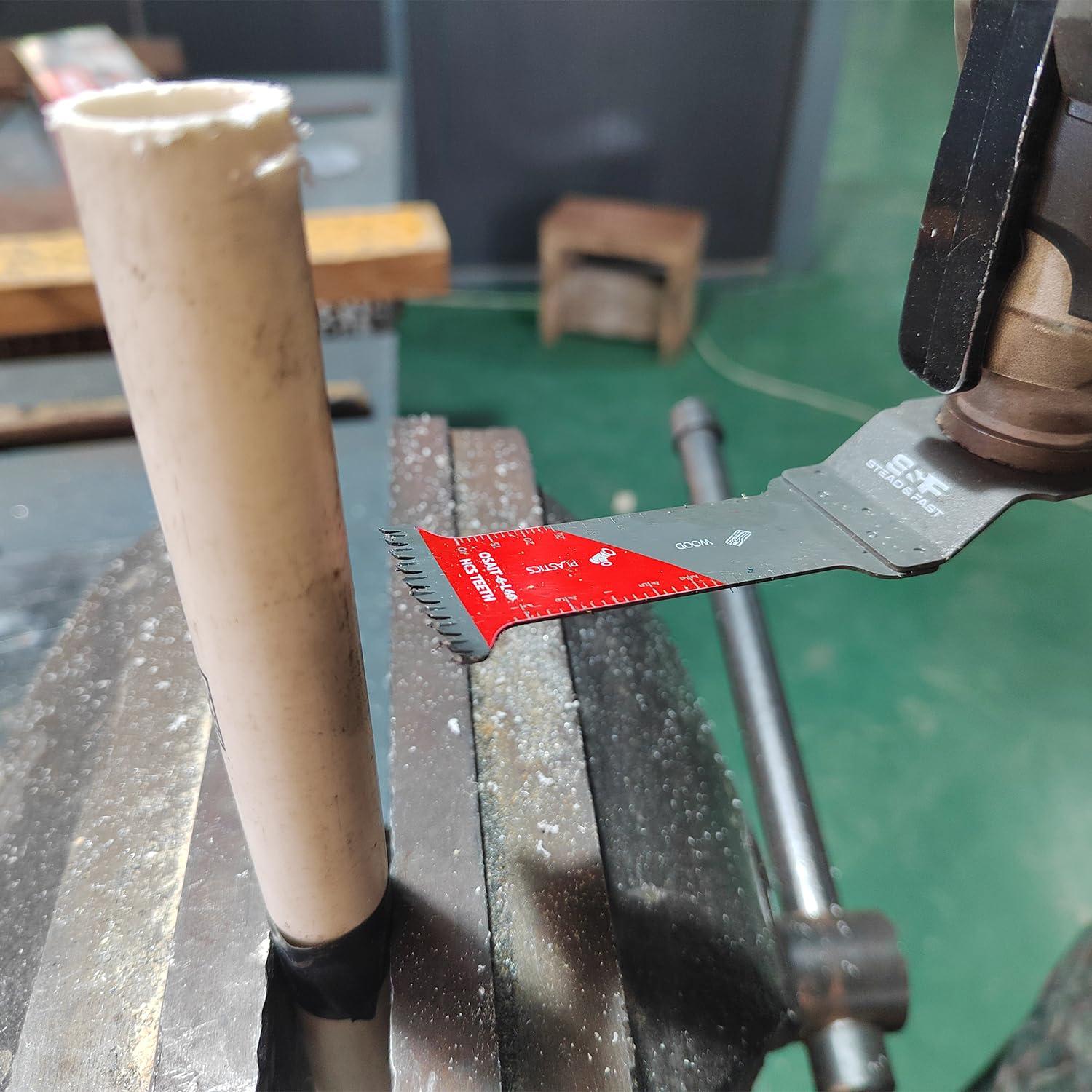 Hojas Oscilantes S&F 6 Pcs para Madera y Plástico 65mm