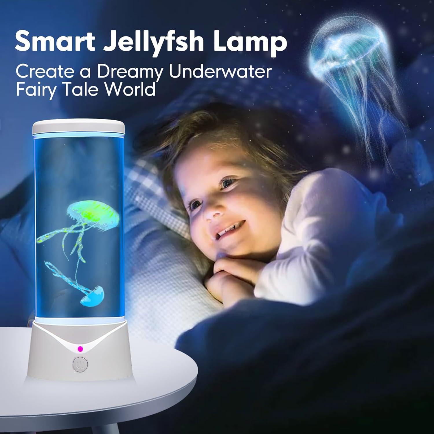 Lámpara de estado de ánimo Simblong JF Medusa Grande Blanca