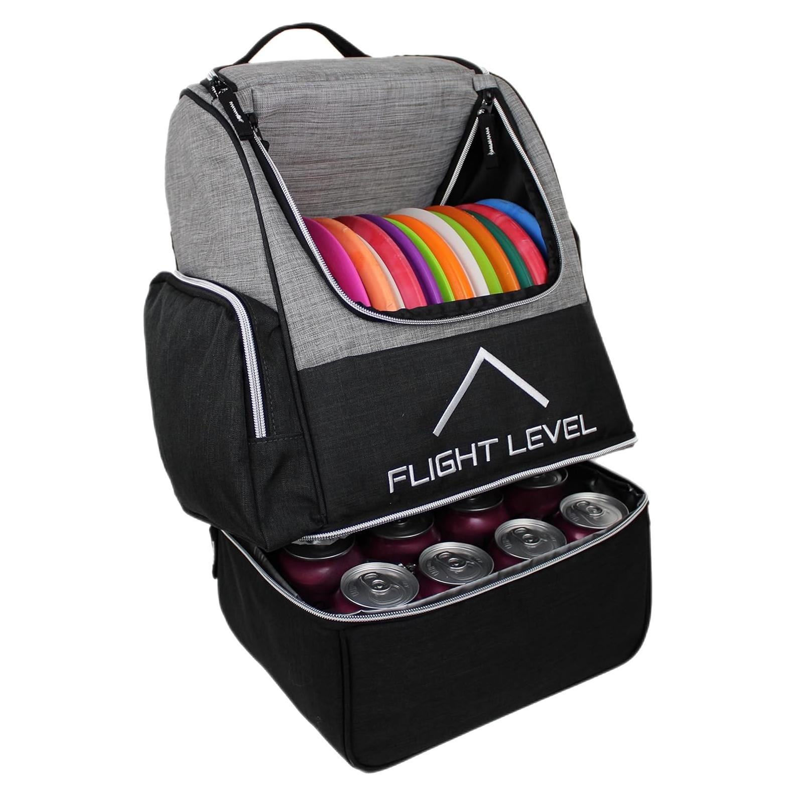 Mochila Disc Golf Flight Level con Cooler Aislado 20 Discos