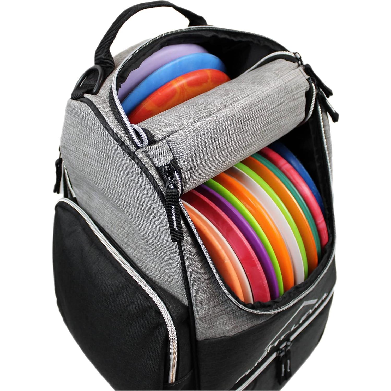 Mochila Disc Golf Flight Level con Cooler Aislado 20 Discos