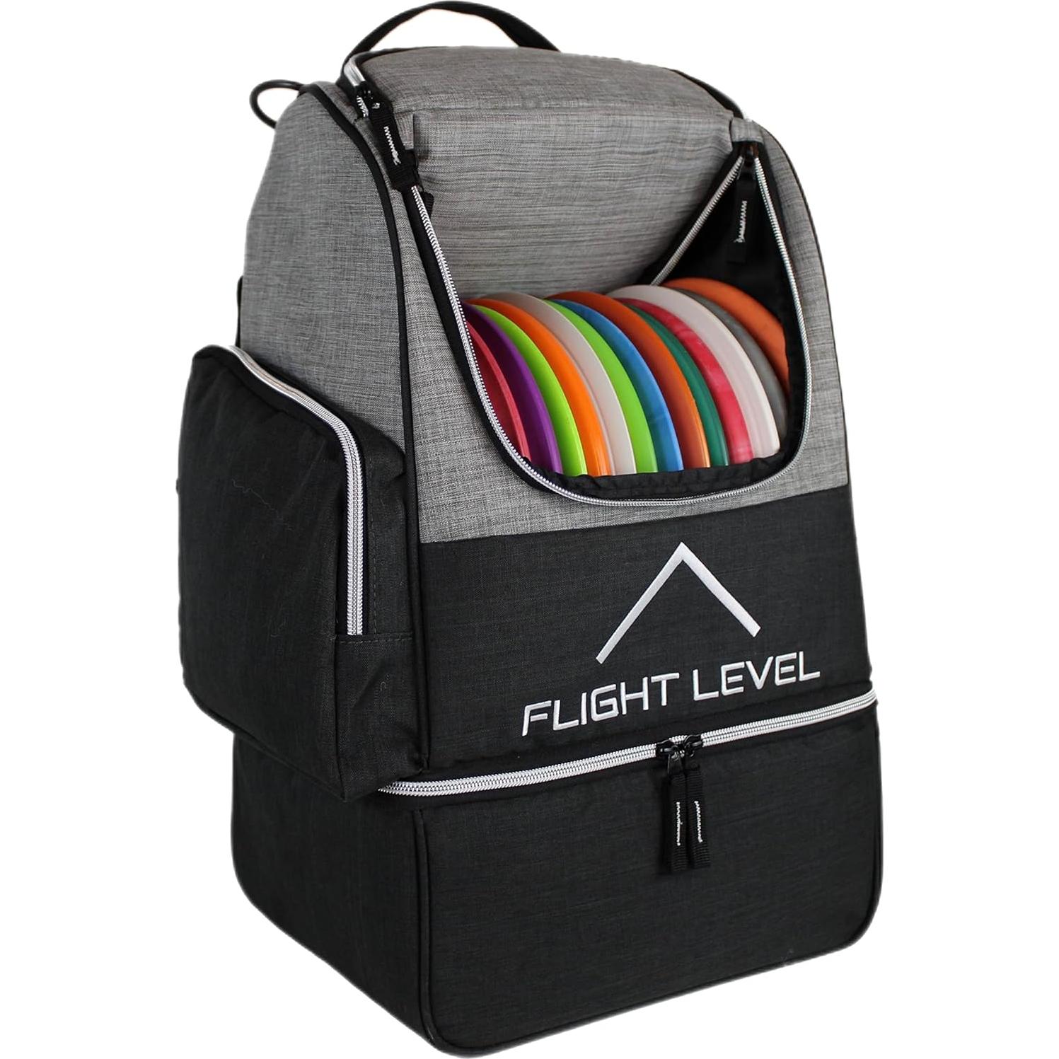 Mochila Disc Golf Flight Level con Cooler Aislado 20 Discos