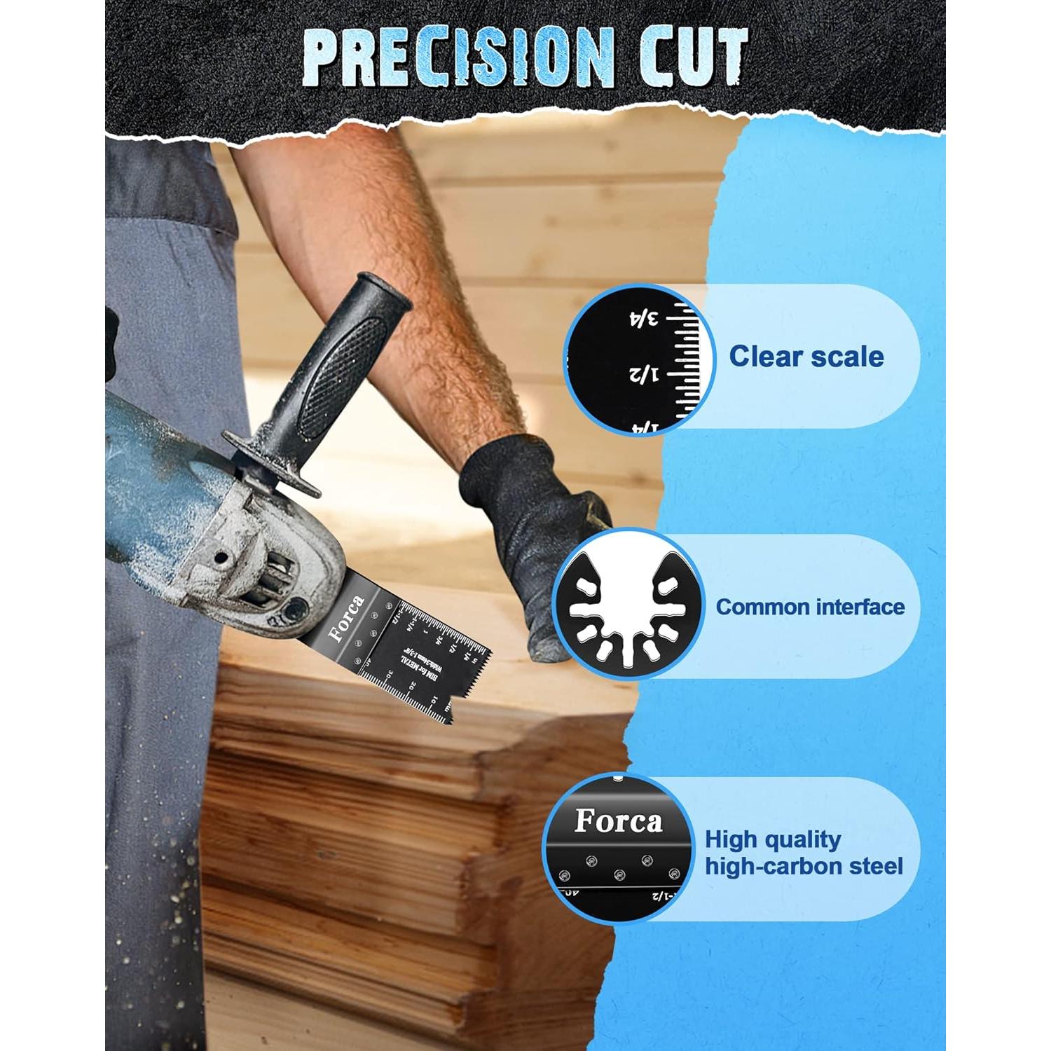 Kits de Hojas para Herramientas Multi FORCA 130 Piezas