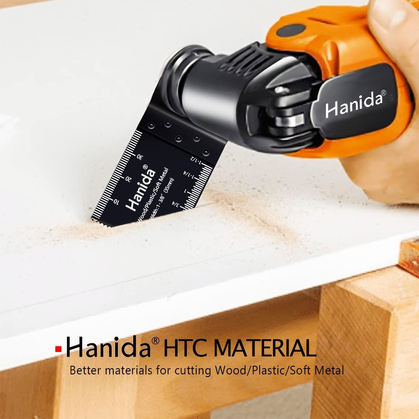 56 Hojas de Sierra Oscilante Hanida para Madera y Metal