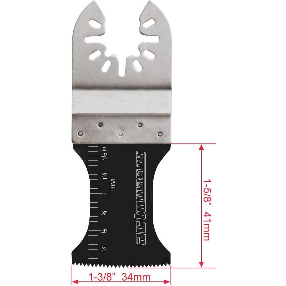Hoja de sierra oscilante bi-metal ACTOMASTER, paquete de 6