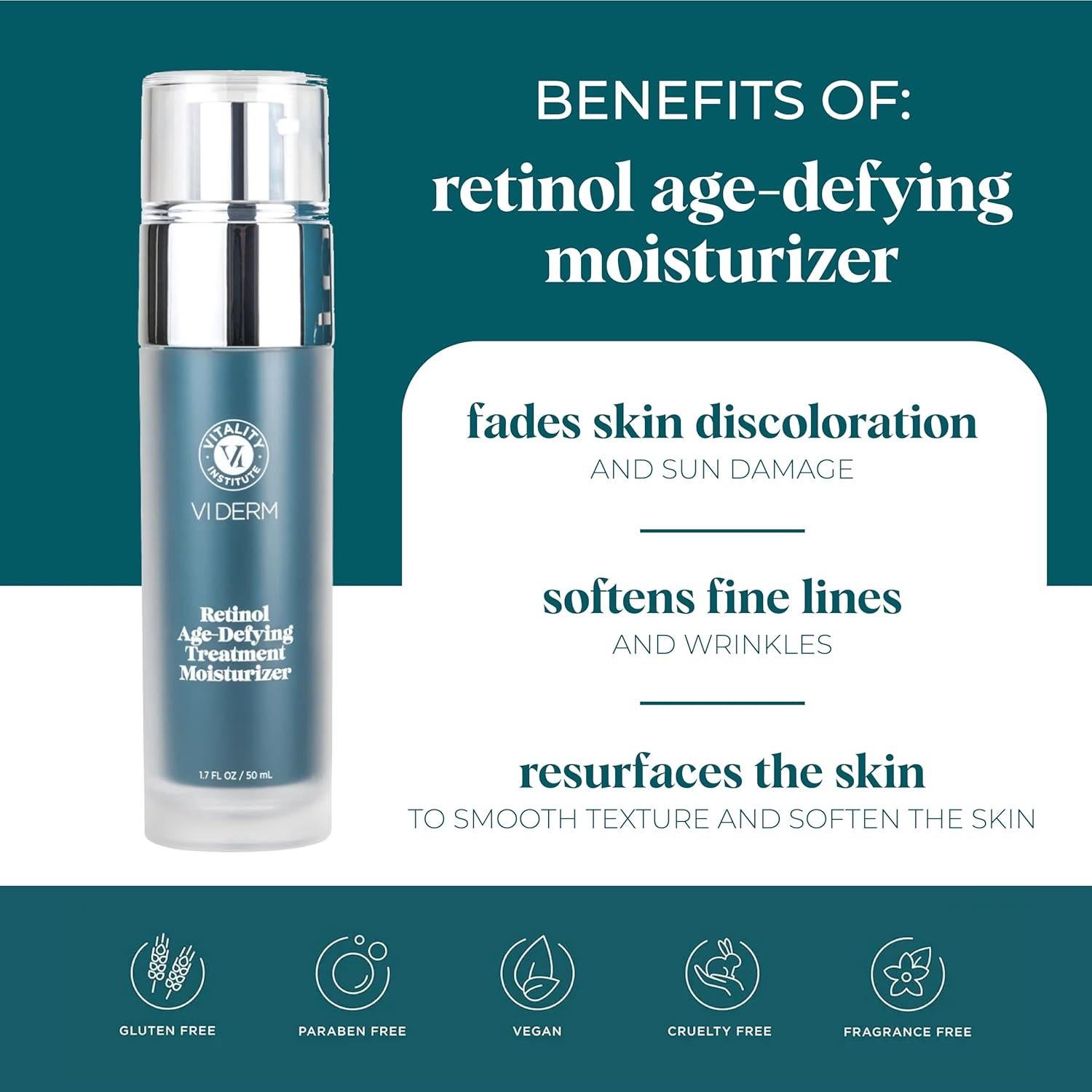 Crema Facial Hidratante Anti-Envejecimiento VI DERM 50 ml