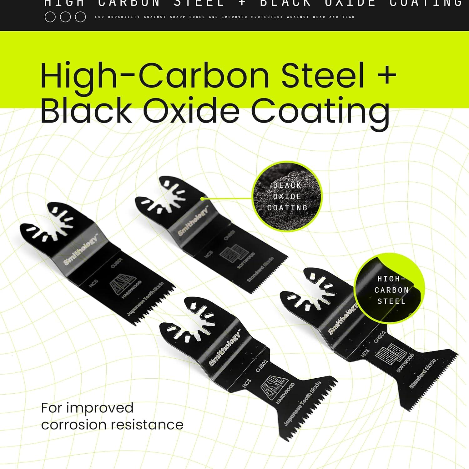 Cuchillas Oscilantes Smithology 24PCS - Madera y PVC