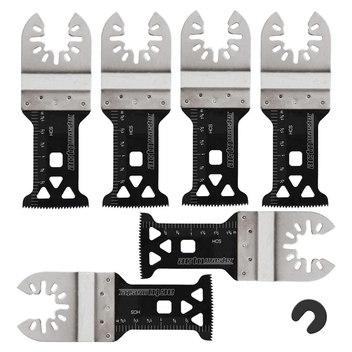 Sierras Oscilantes ACTOMASTER para Madera y Drywall - 6 Pzas