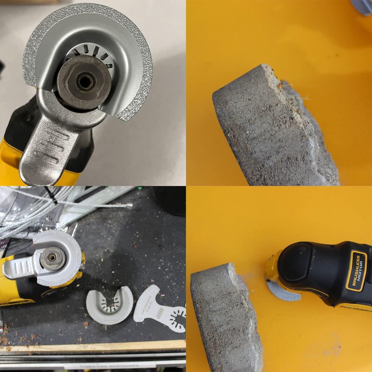 Cuchillas de Diamante XXGO 3 Pcs para Herramientas Oscilantes