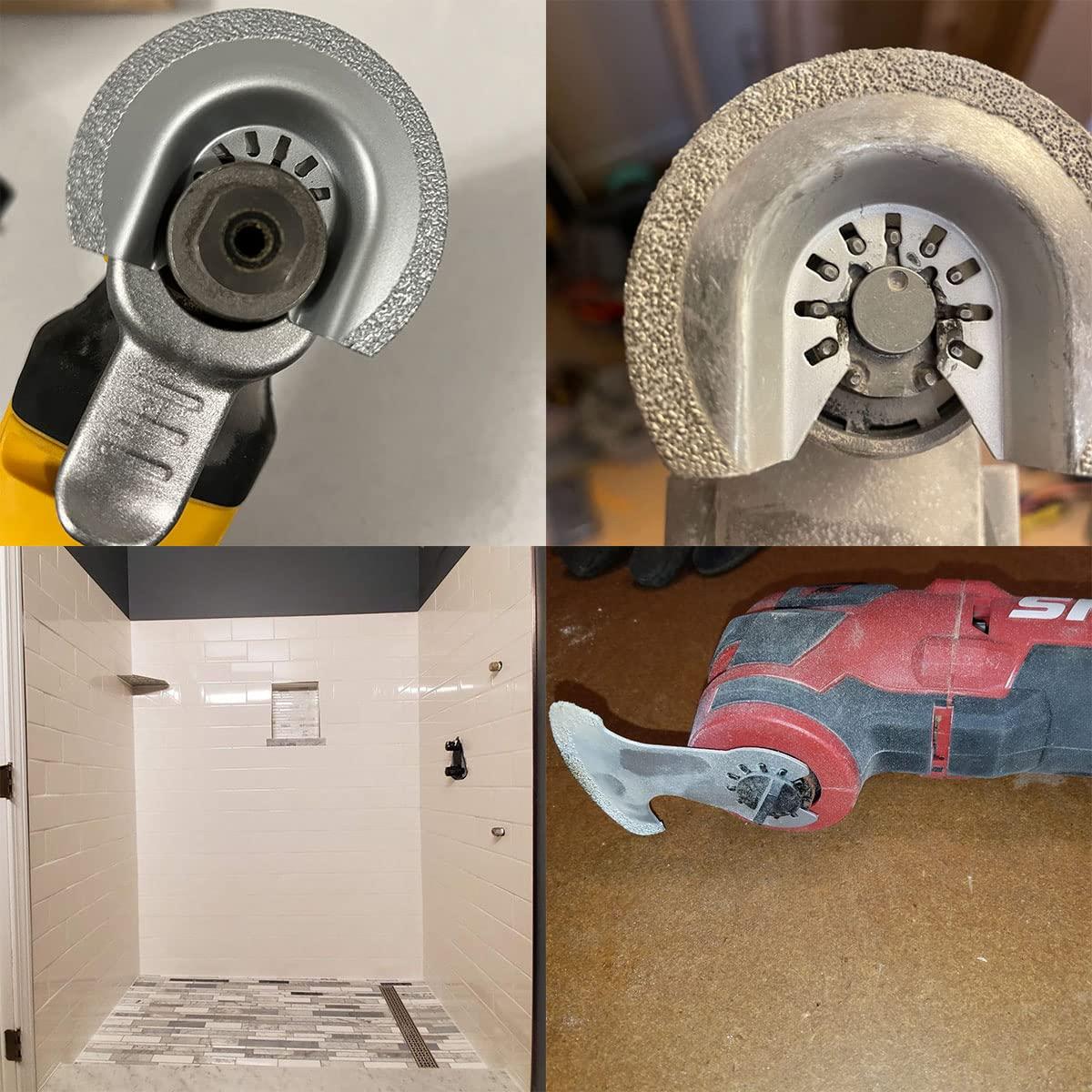 Cuchillas de Diamante XXGO 3 Pcs para Herramientas Oscilantes