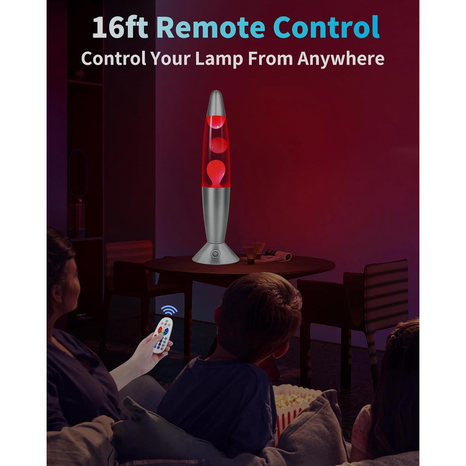 Lámpara de Movimiento Líquido Elomavapa 33 cm 17 Colores LED