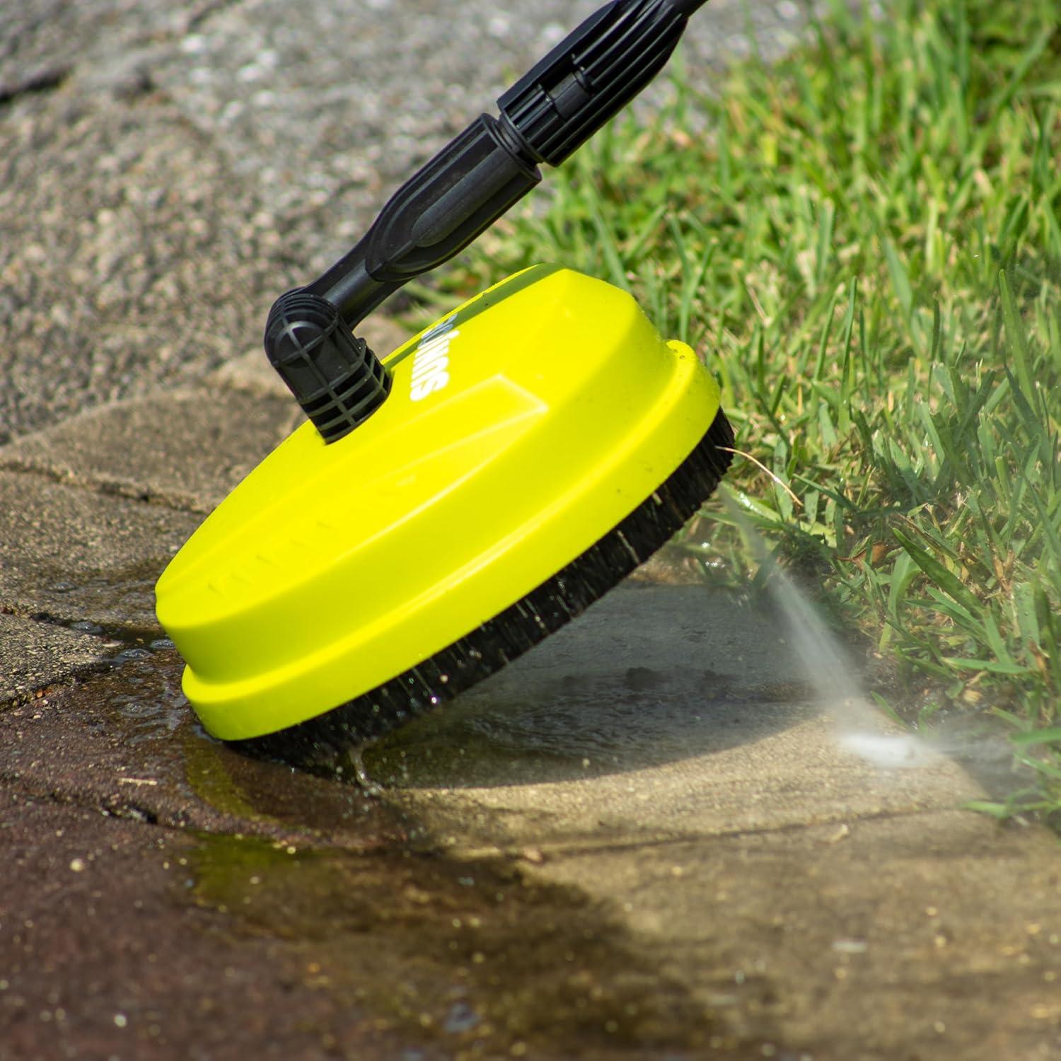 Portable Pressure Washer Attachment, Multi Surface Cleaner, 10 Inch, Green/Black - Professional Cleaning Equipment, Parts, and Accessories for Home, Yard, and Garage, SPX-PCA10