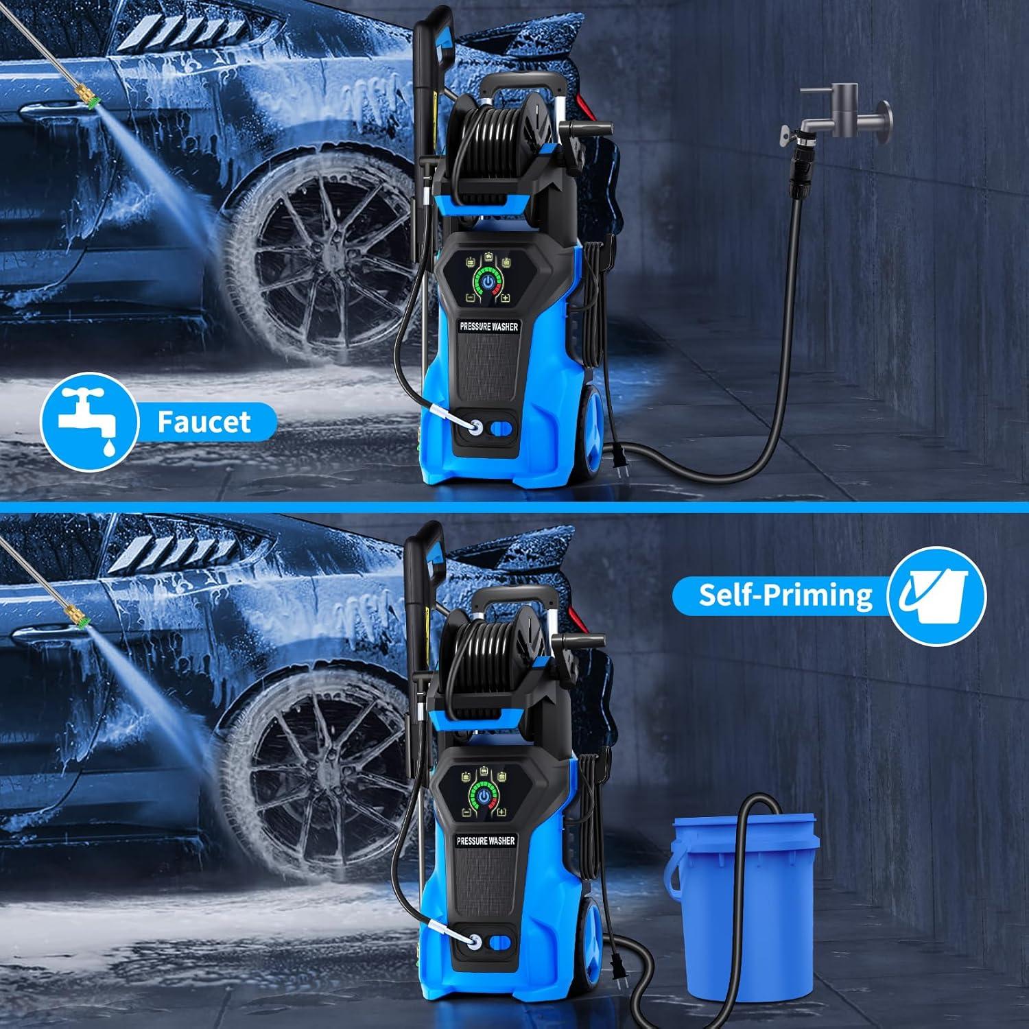 Limpiadora a Presión SKONYON 5000 PSI 2000W 6m Manguera