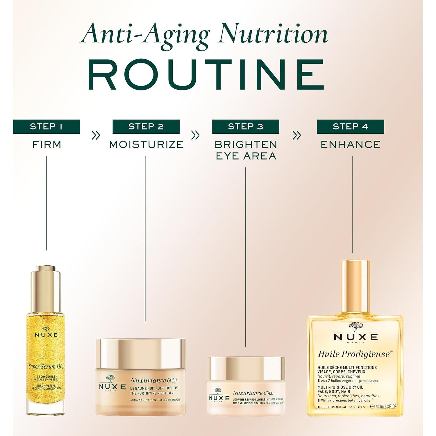 Bálsamo Nutri-Fortificante Nocturno Nuxe Nuxuriance Gold 50 ml