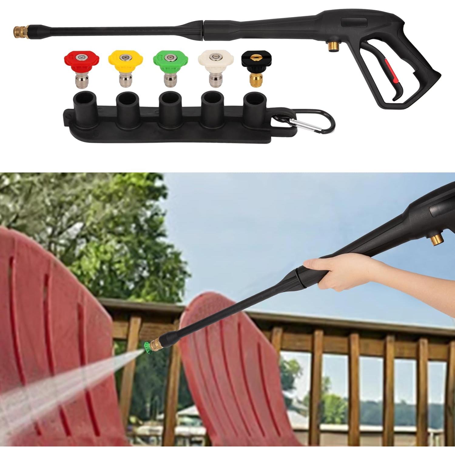 Kit de pistola de pulverización Mairbear 2000 PSI con 5 boquillas