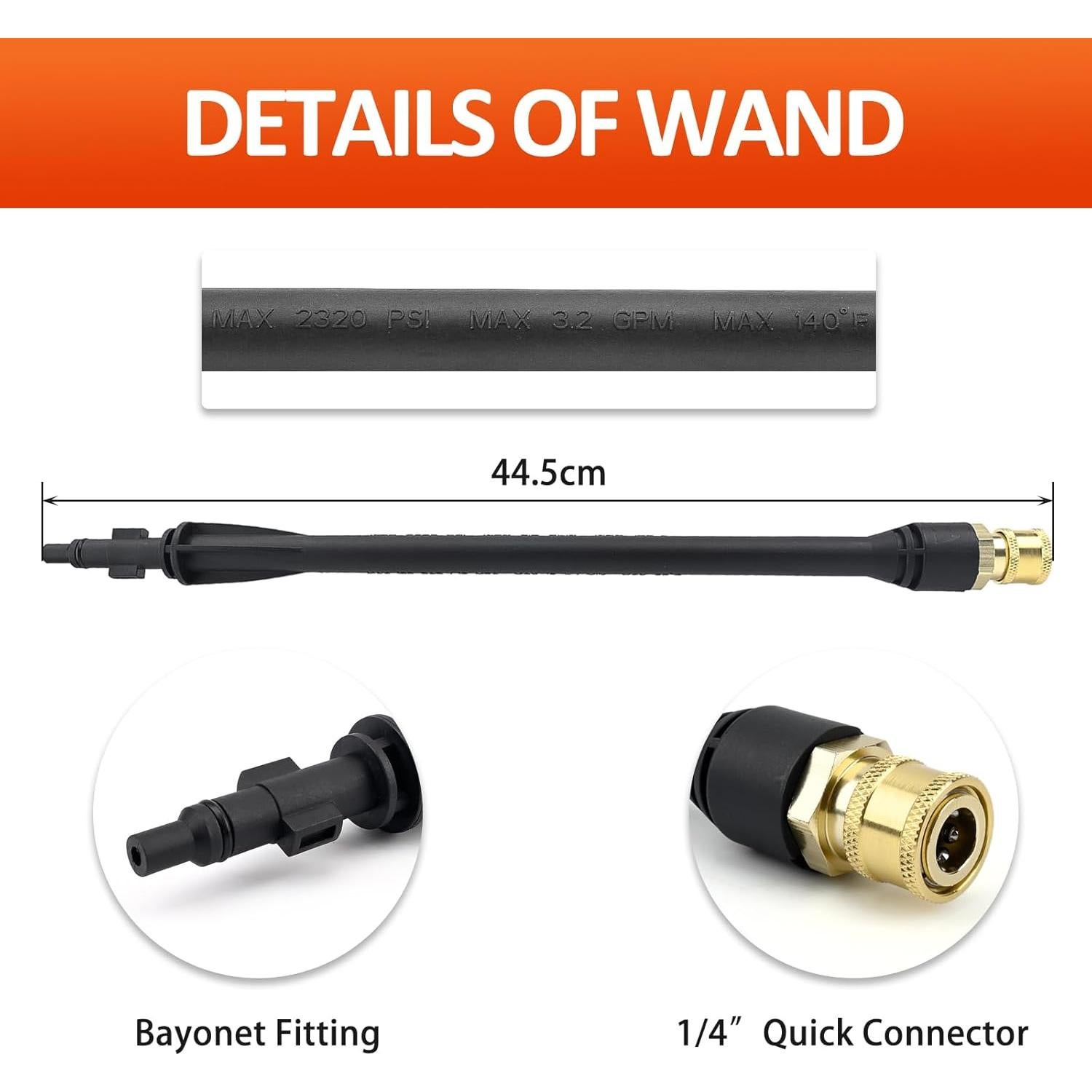 Kit Pistola Pulverización BEARFORCE 5 Boquillas Turbo