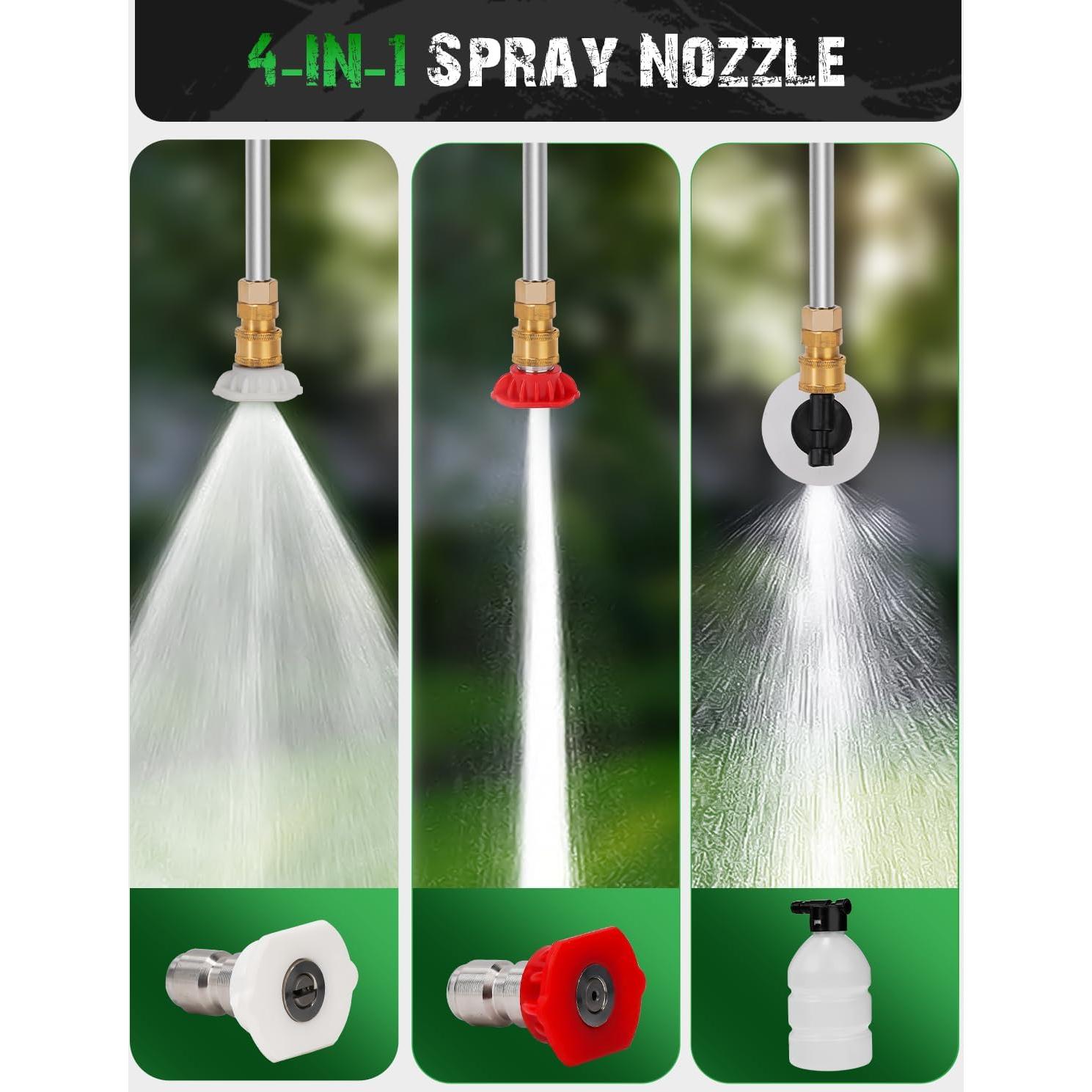 Lavadora a Presión Inalámbrica Aoresac 800 PSI 1.56 GPM