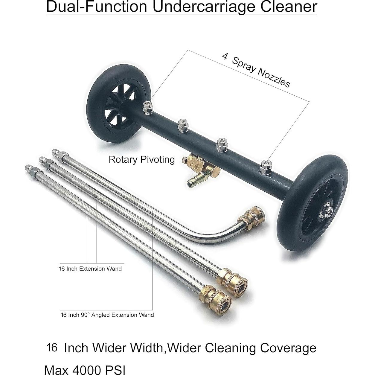 Limpiador de Chasis 2-en-1 QCHENYI para Lavadora a Presión