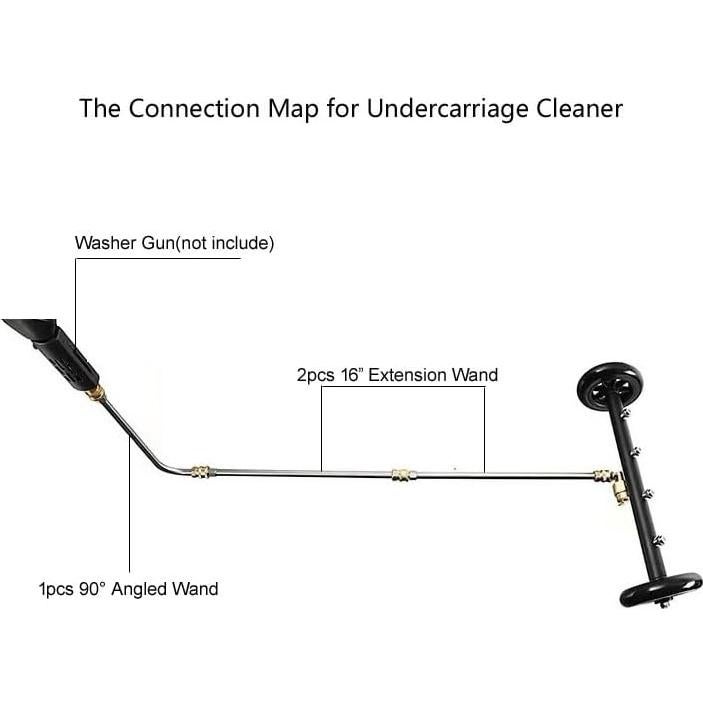 Limpiador de Chasis 2-en-1 QCHENYI para Lavadora a Presión