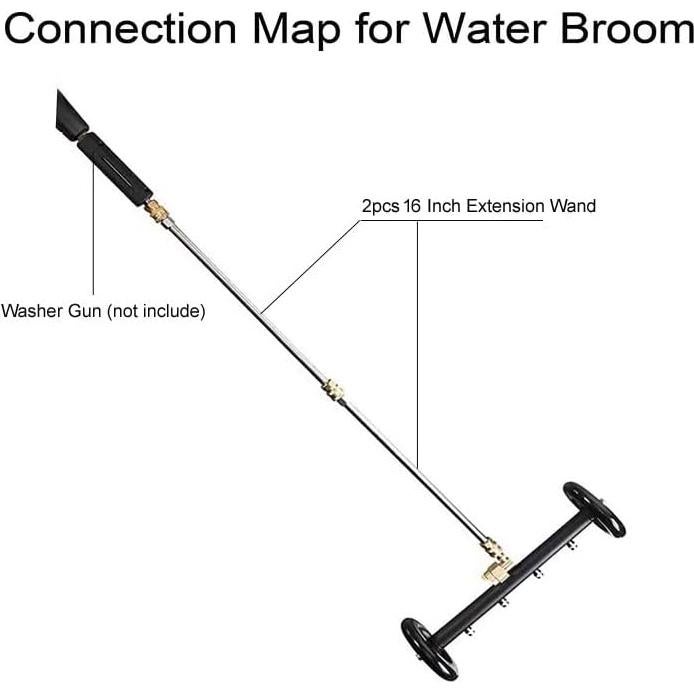 Limpiador de Chasis 2-en-1 QCHENYI para Lavadora a Presión