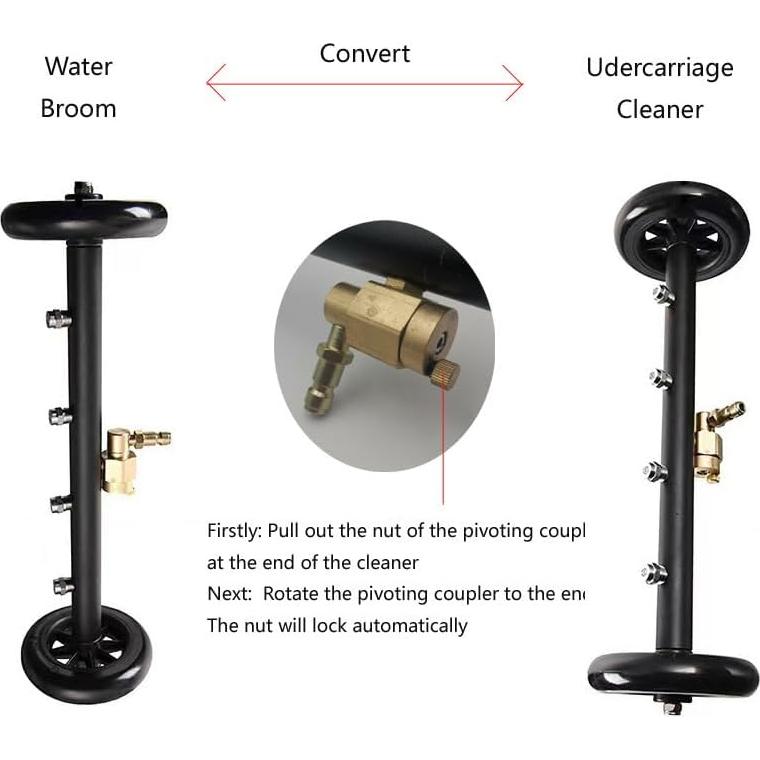 Limpiador de Chasis 2-en-1 QCHENYI para Lavadora a Presión