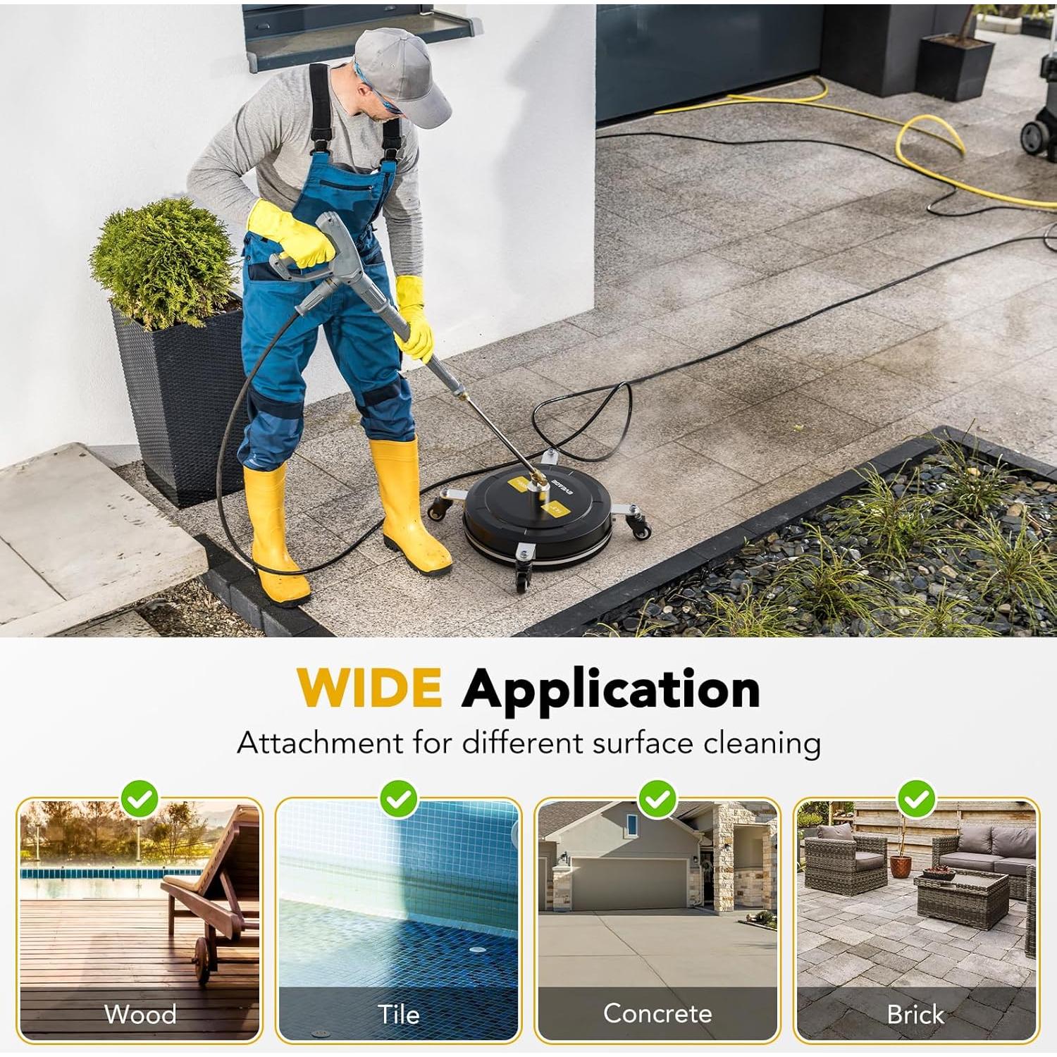 Limpiador de Superficies EVEAGE 36.83 cm para Lavadora a Presión