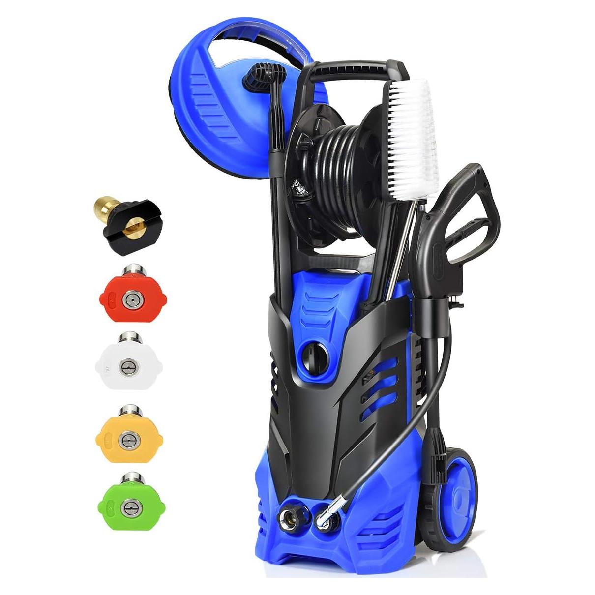 Lavadora a Presión Goplus 3000PSI Eléctrica 2000W Azul
