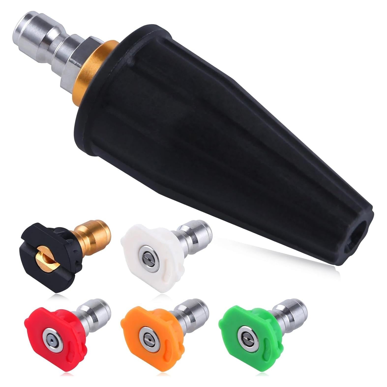 Boquilla Turbo Rotativa LEONTOOL 3600 PSI con 5 Grados