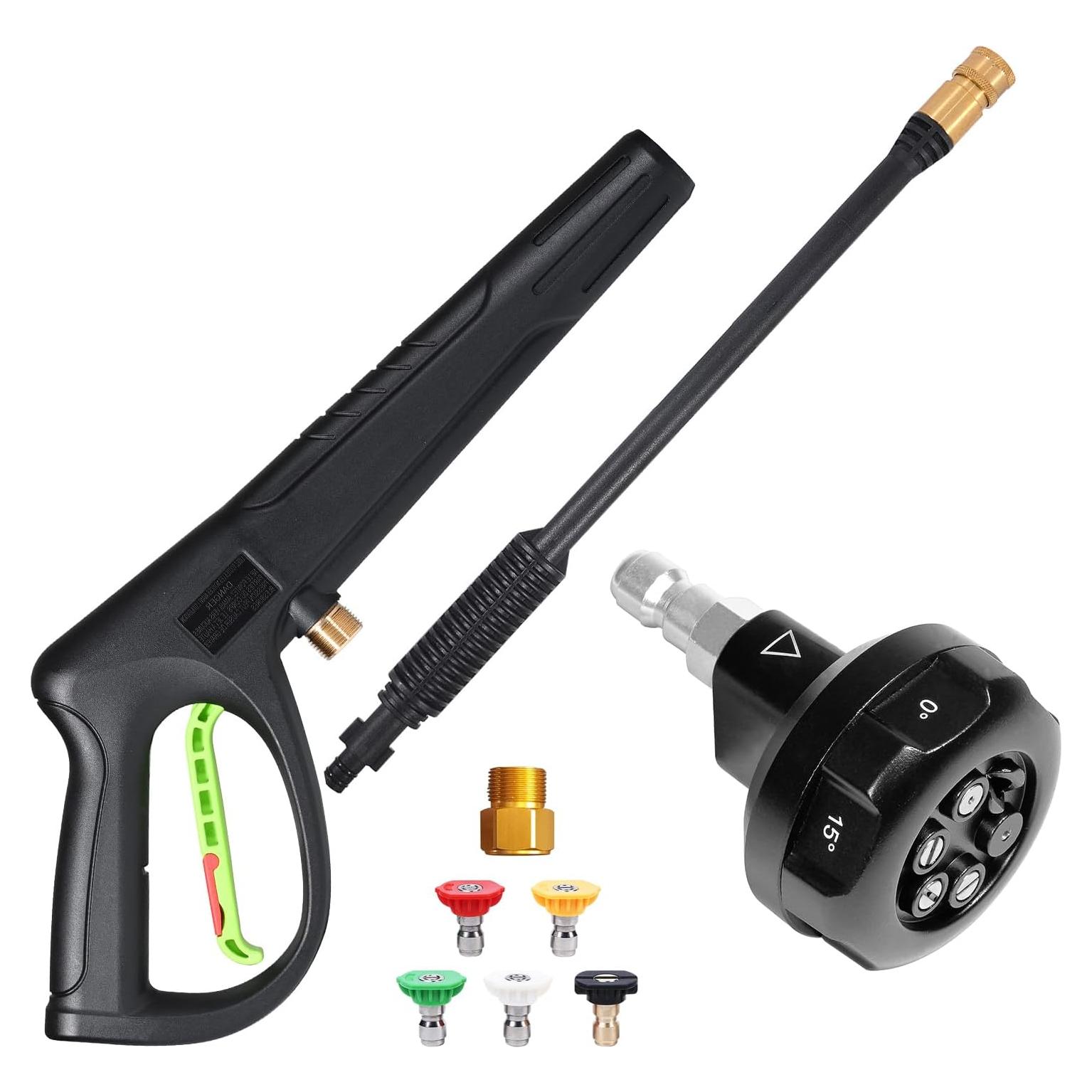 Pistola de Lavado a Presión Coyardor 6 en 1 con Boquillas
