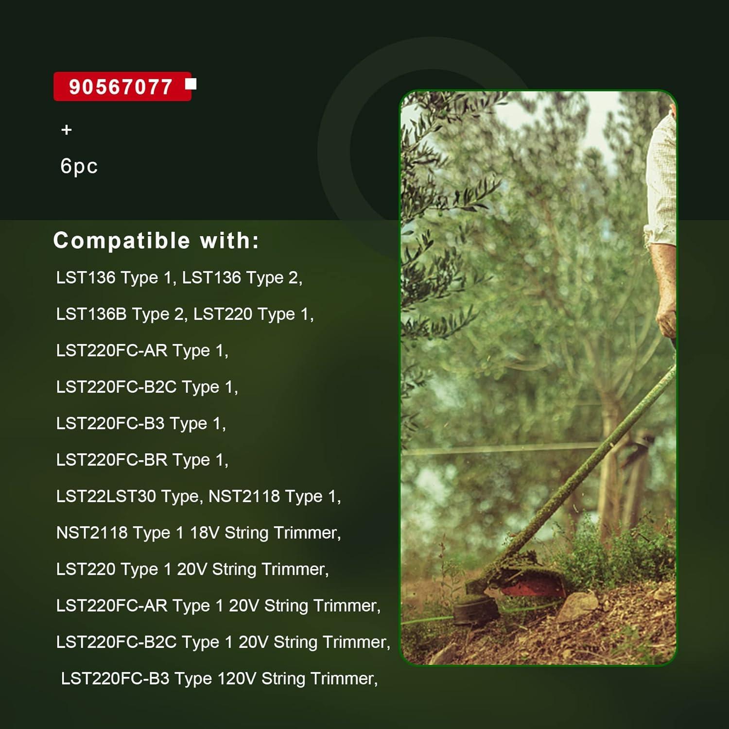 Paquete de 6 Palancas de Recortadora Black&Decker LST220