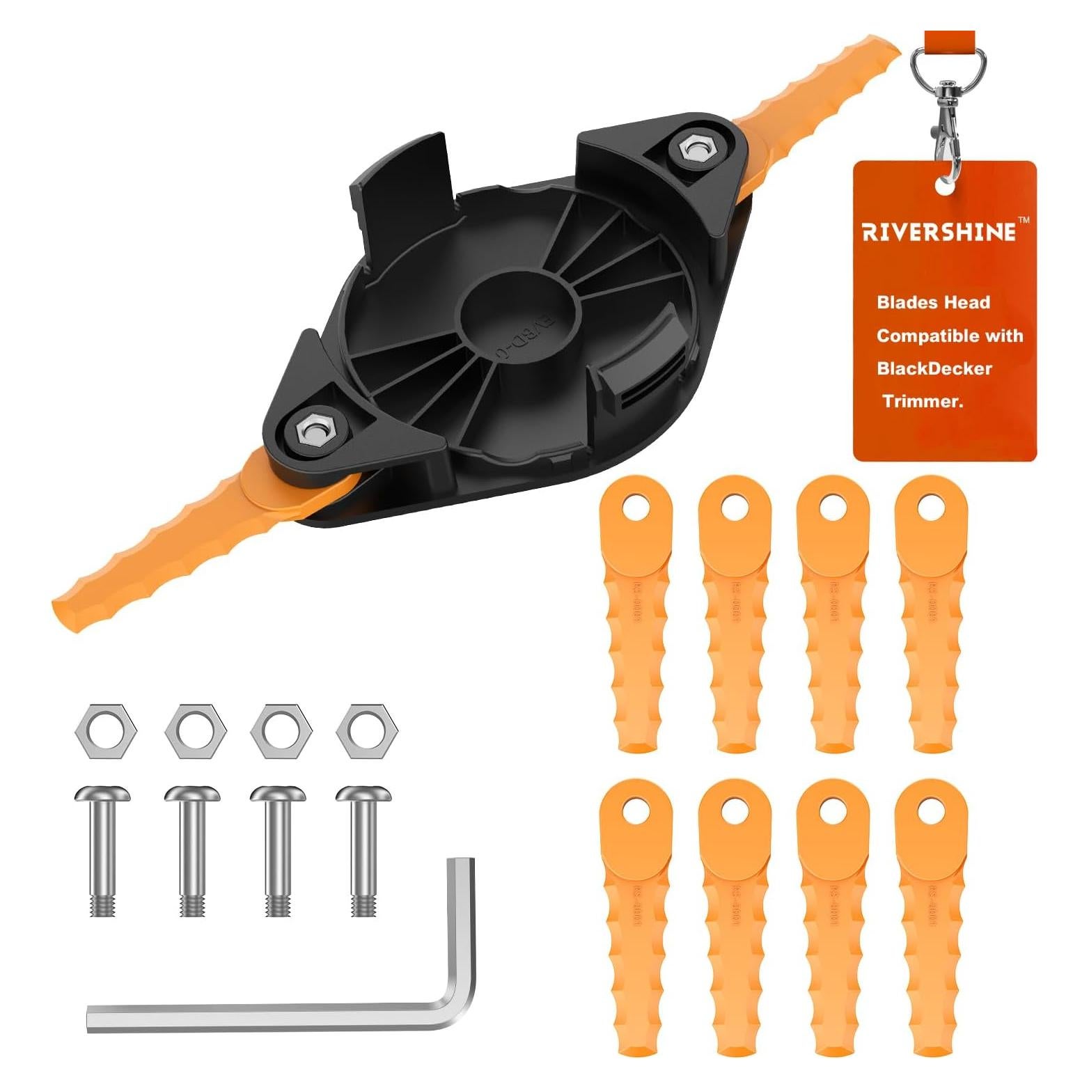 Cabezal de cuchillas RIVERSHINE para Black Decker GH900 y más