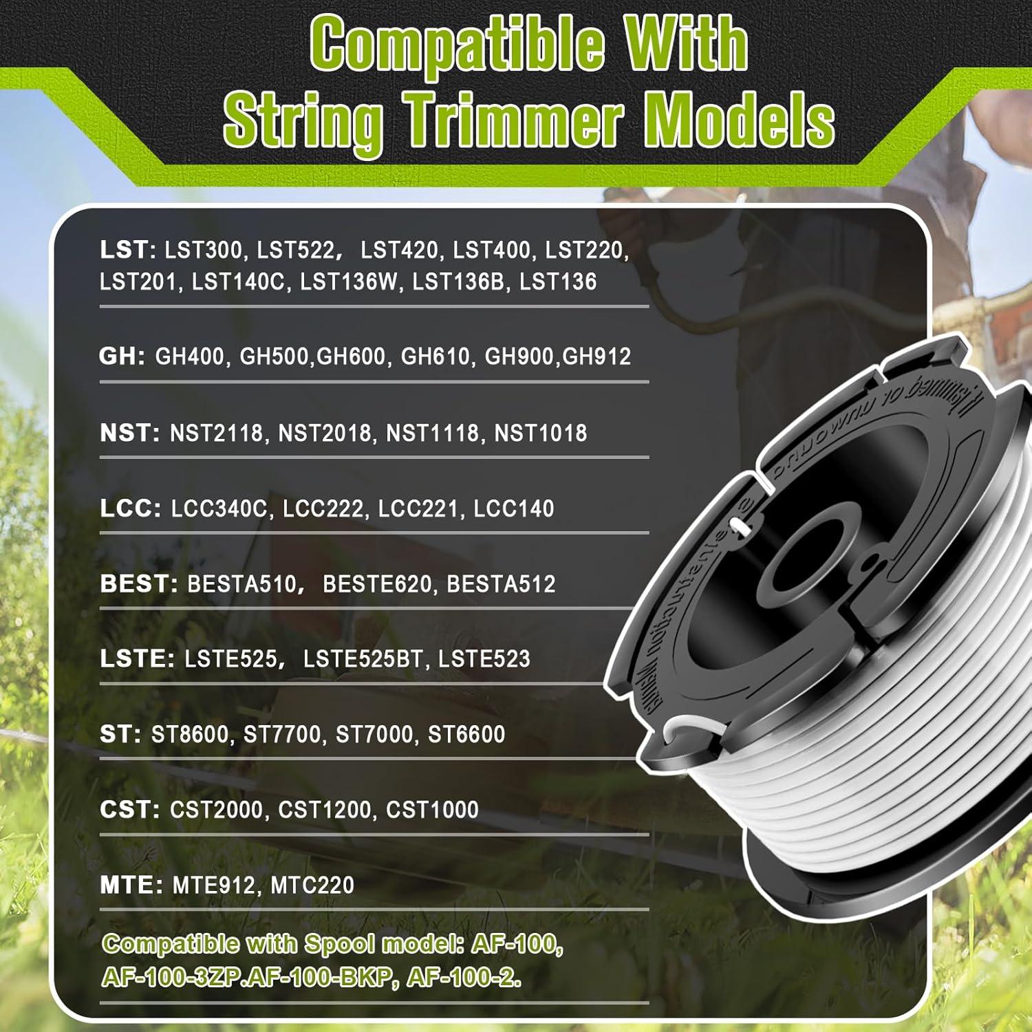 Carrete Reemplazo TOPEMAI AF-100 para Desmalezadora 30 pies