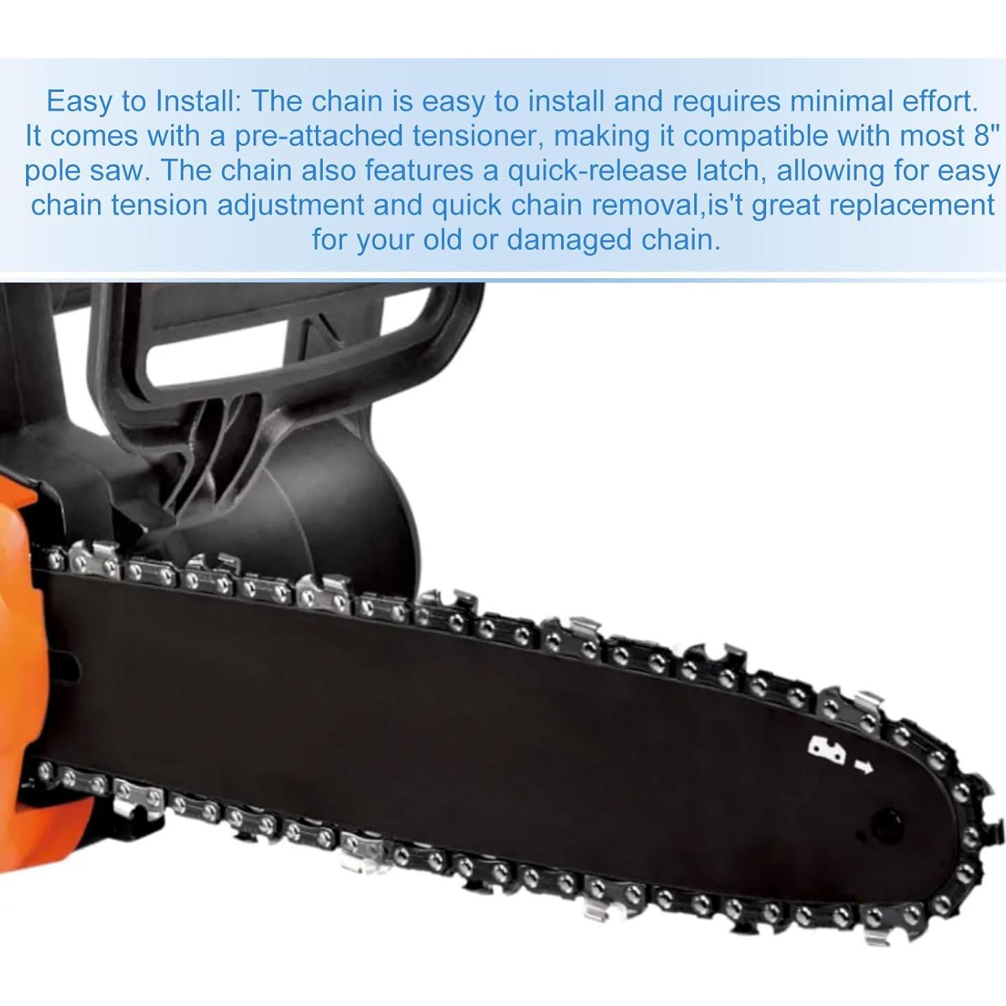 Cadena de sierra de 8" para Black & Decker y WORX