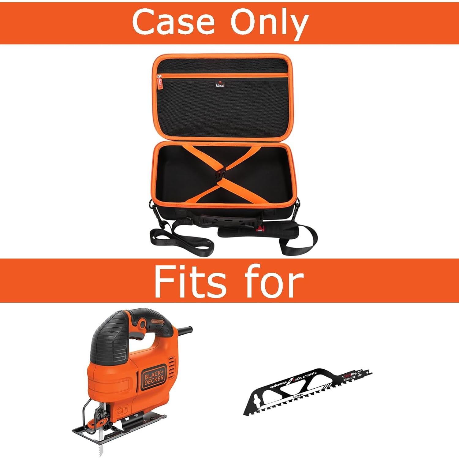 Funda Dura Mchoi para Sierra de Calar BLACK+DECKER 4.5Amp