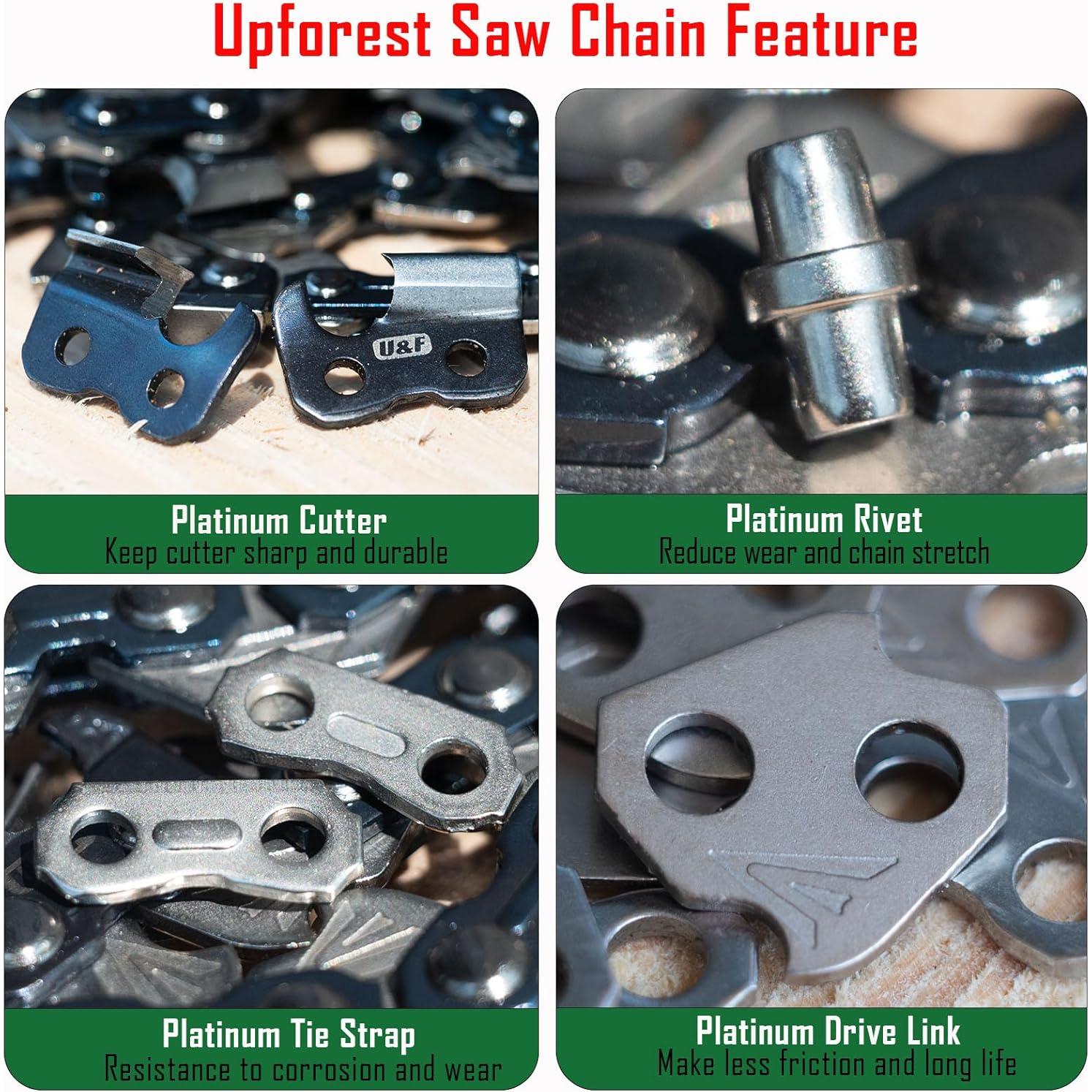 Cadena de sierra de 20 cm para Black & Decker y Troy-Bilt