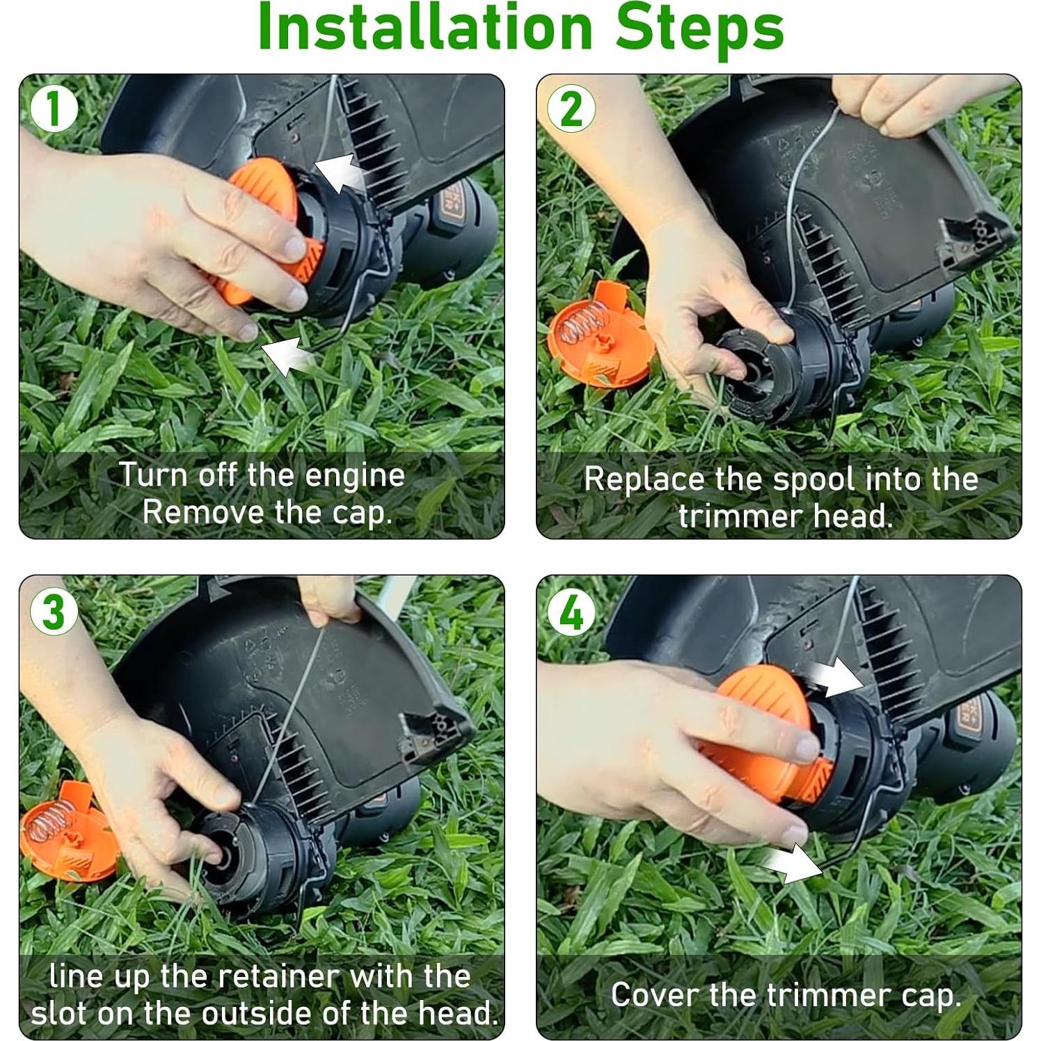 Carrete Desmalezadora Hechuang AF-100 9,14m 0,165cm 6+2