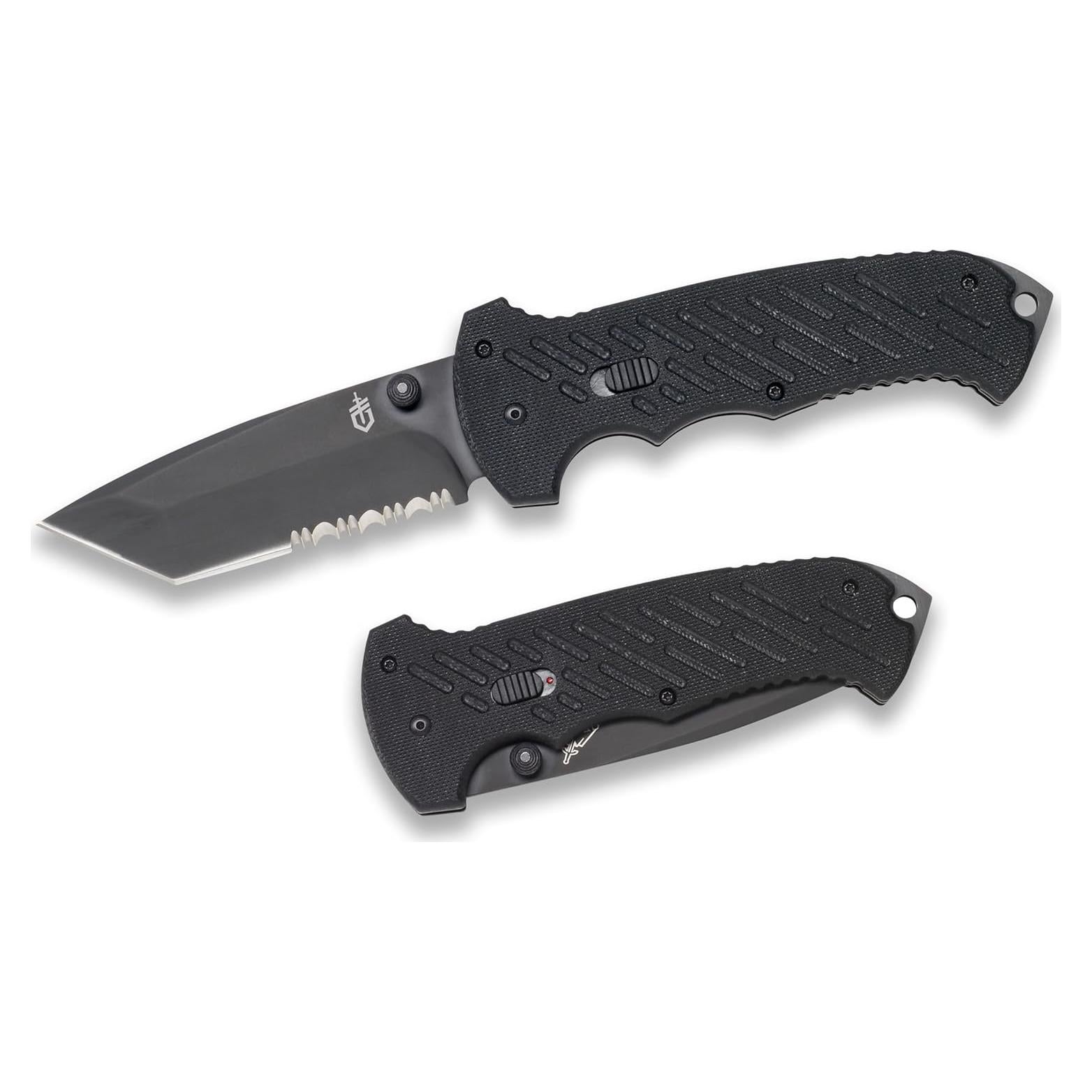 Cuchillo Plegable Gerber Gear 06 FAST, Táctico con Filo Serrado