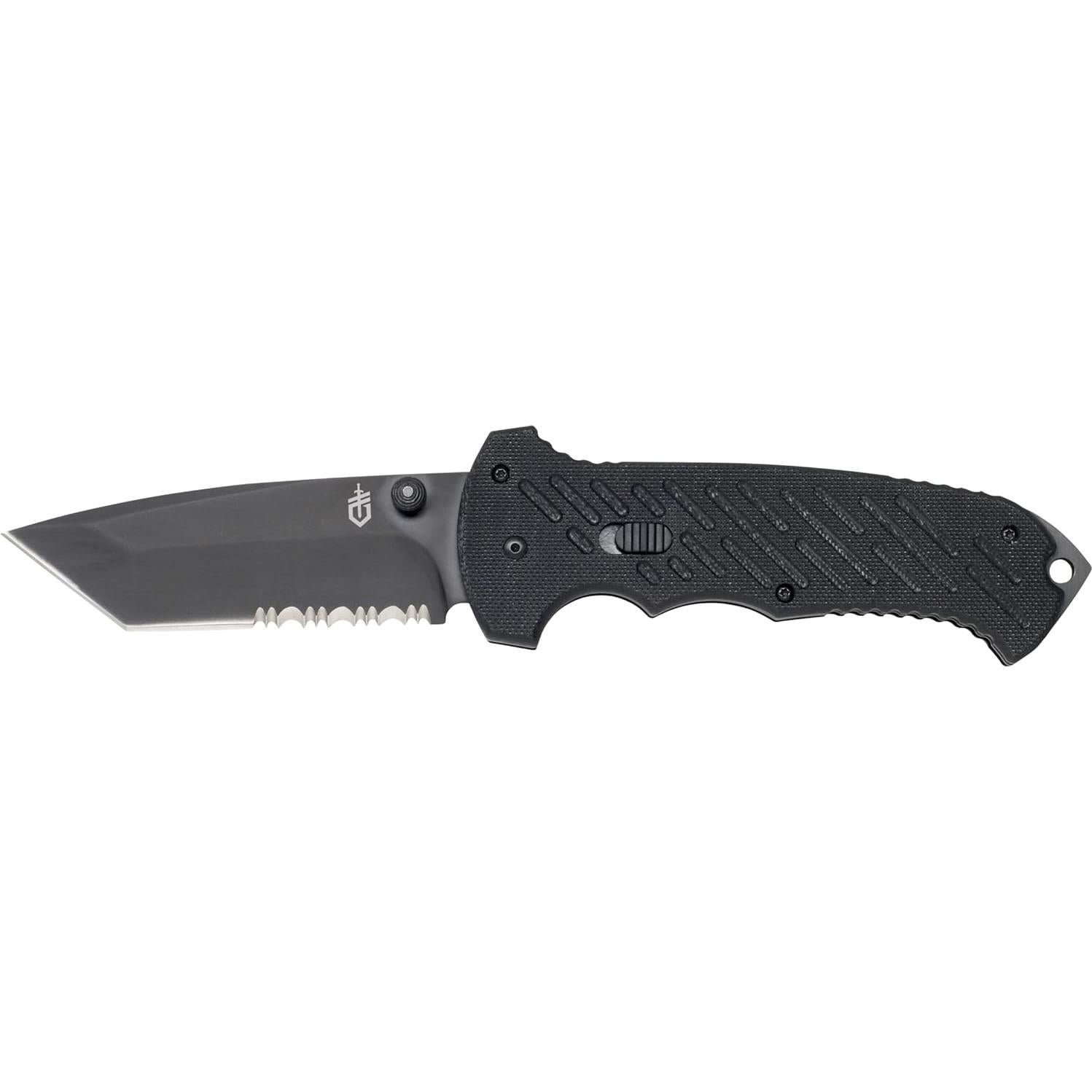 Cuchillo Plegable Gerber Gear 06 FAST, Táctico con Filo Serrado