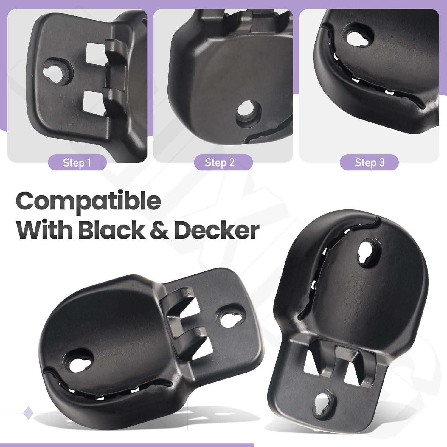 Base de Pared para Aspiradora ZHIXING 90606947-01 Compatible