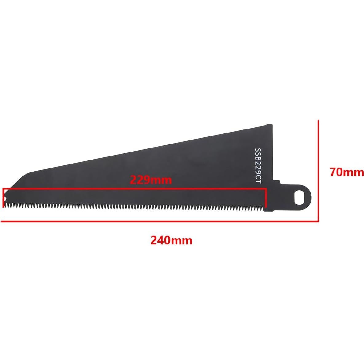 Cuchillas de Sierra Recíproca SSB229CT SG Store 2 Pcs 240mm