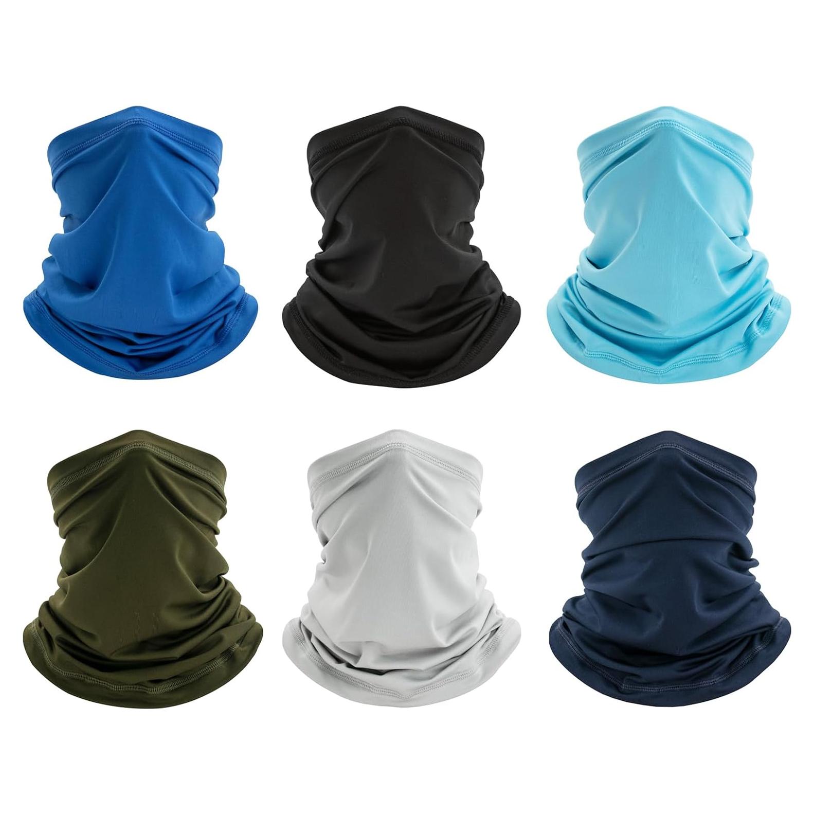 Paquete de 6 Gaiters de Cuello Finvizo Multicolor 6 Piezas