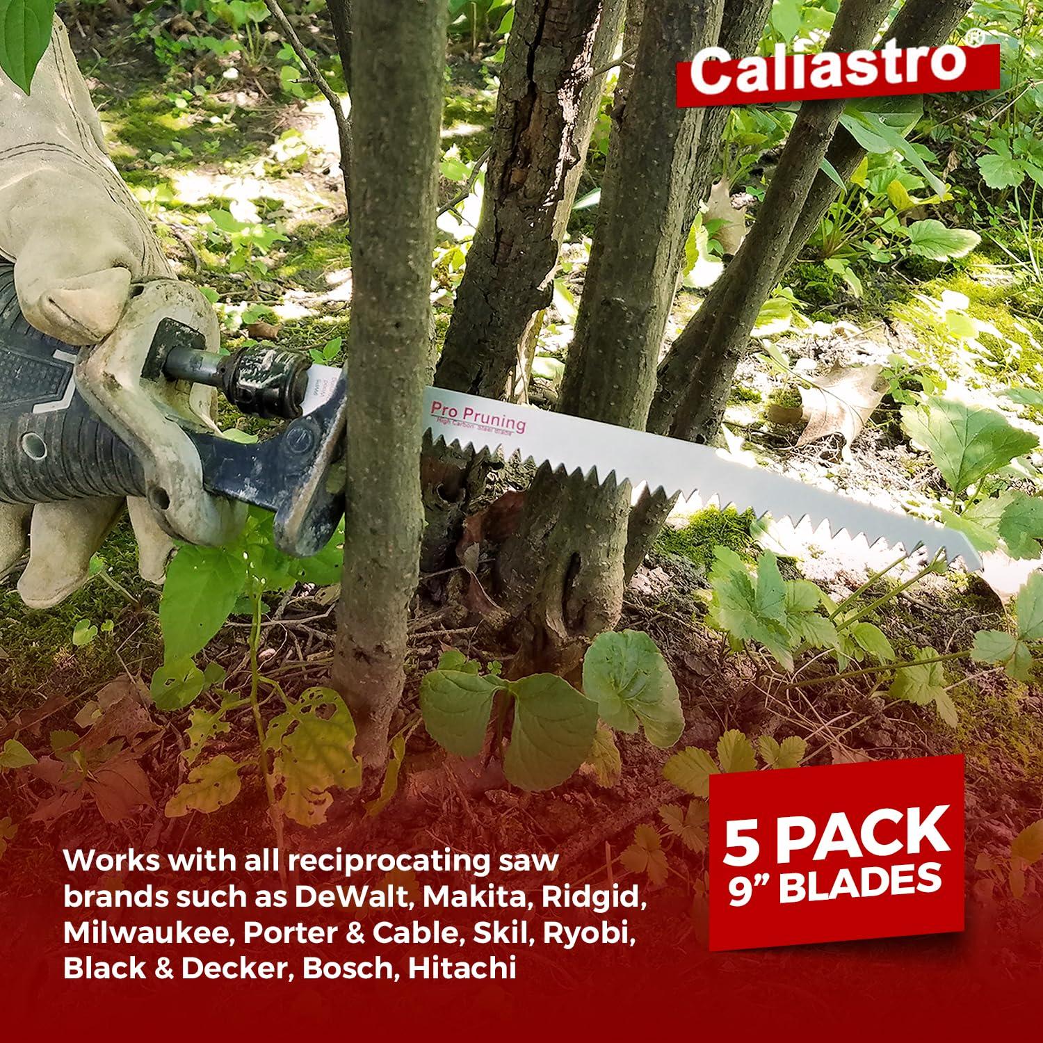 Hojas de sierra de poda Caliastro 22,86 cm - Paquete de 5