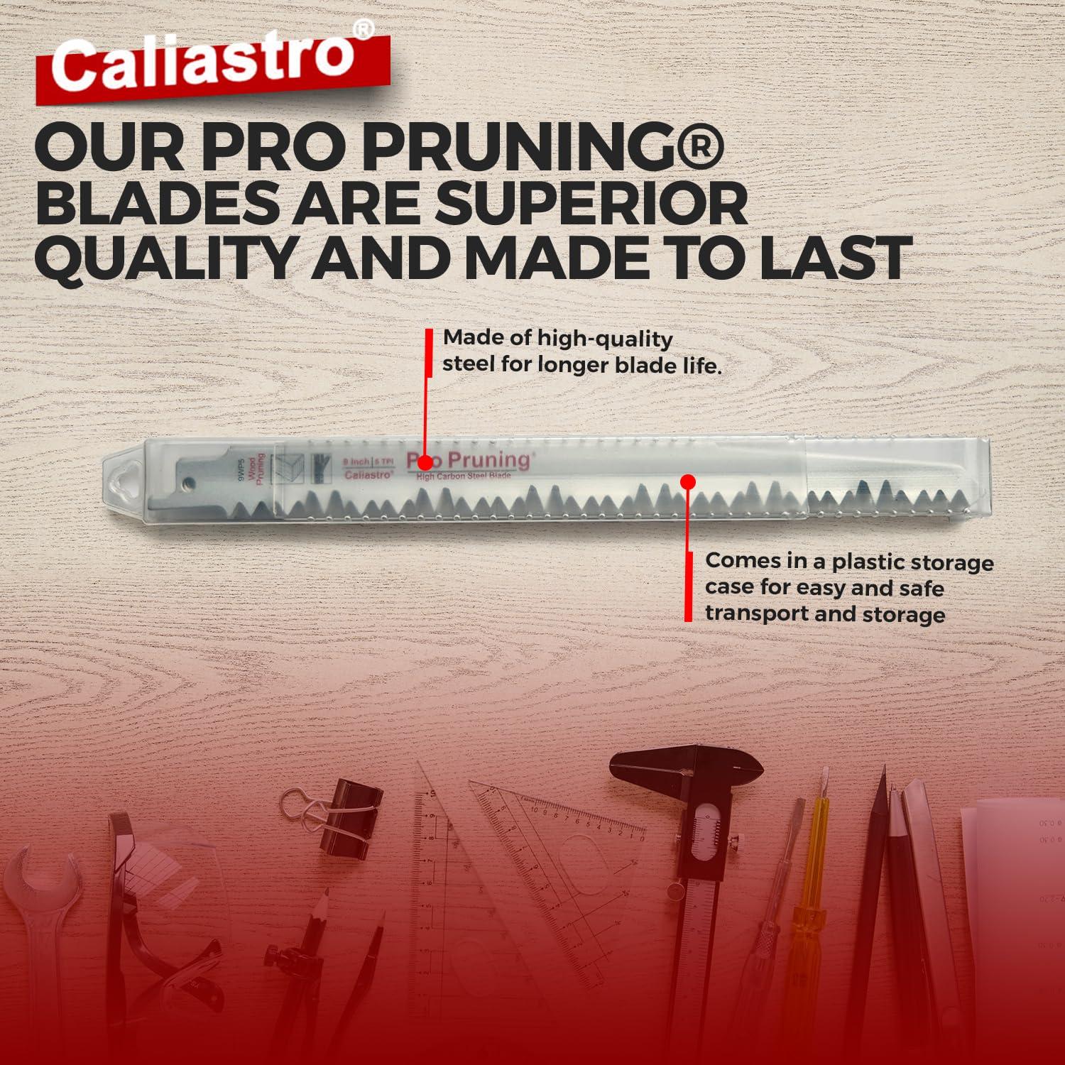 Hojas de sierra de poda Caliastro 22,86 cm - Paquete de 5