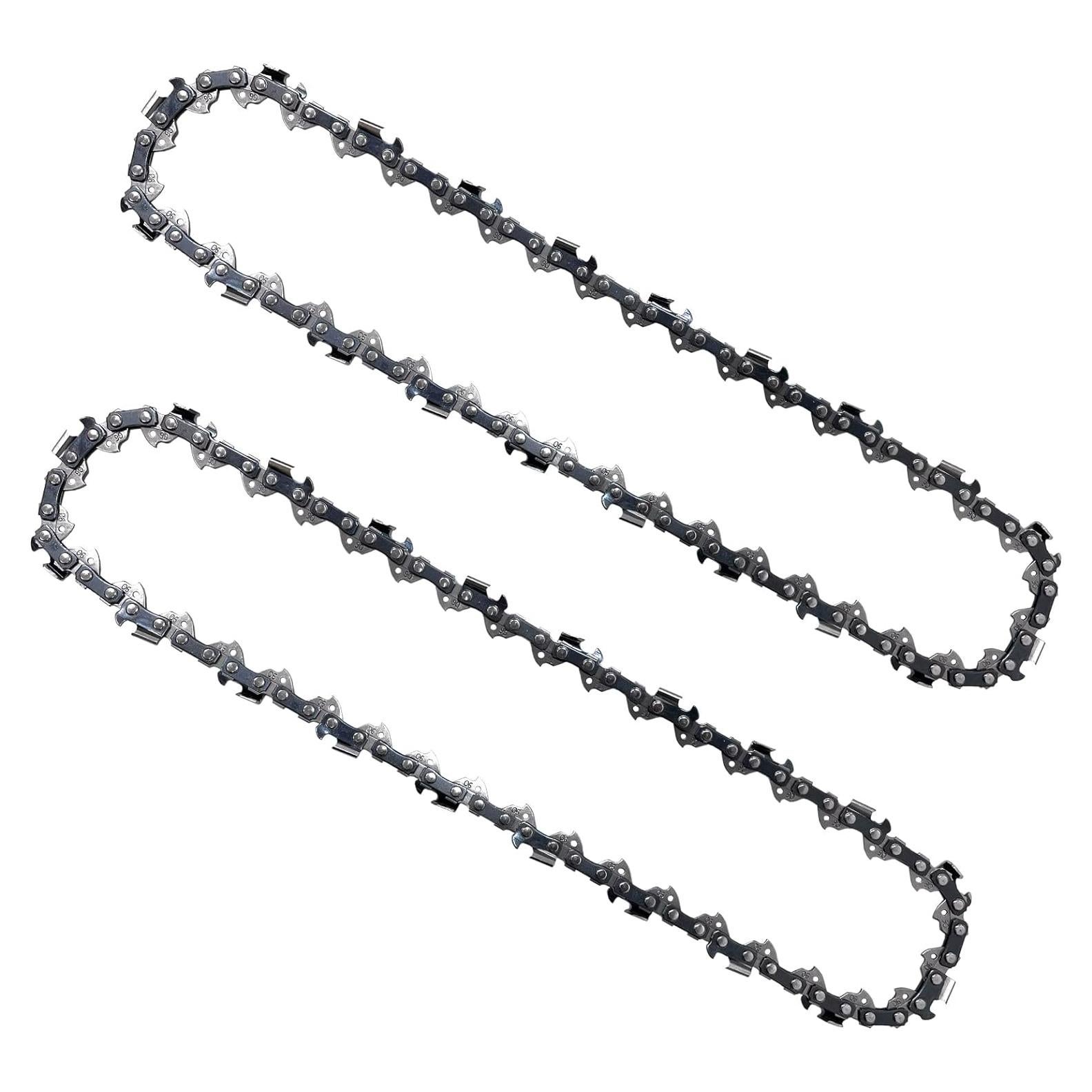 2 Piezas Cadena de Motosierra 25 cm Opuladuo 40 Enlaces