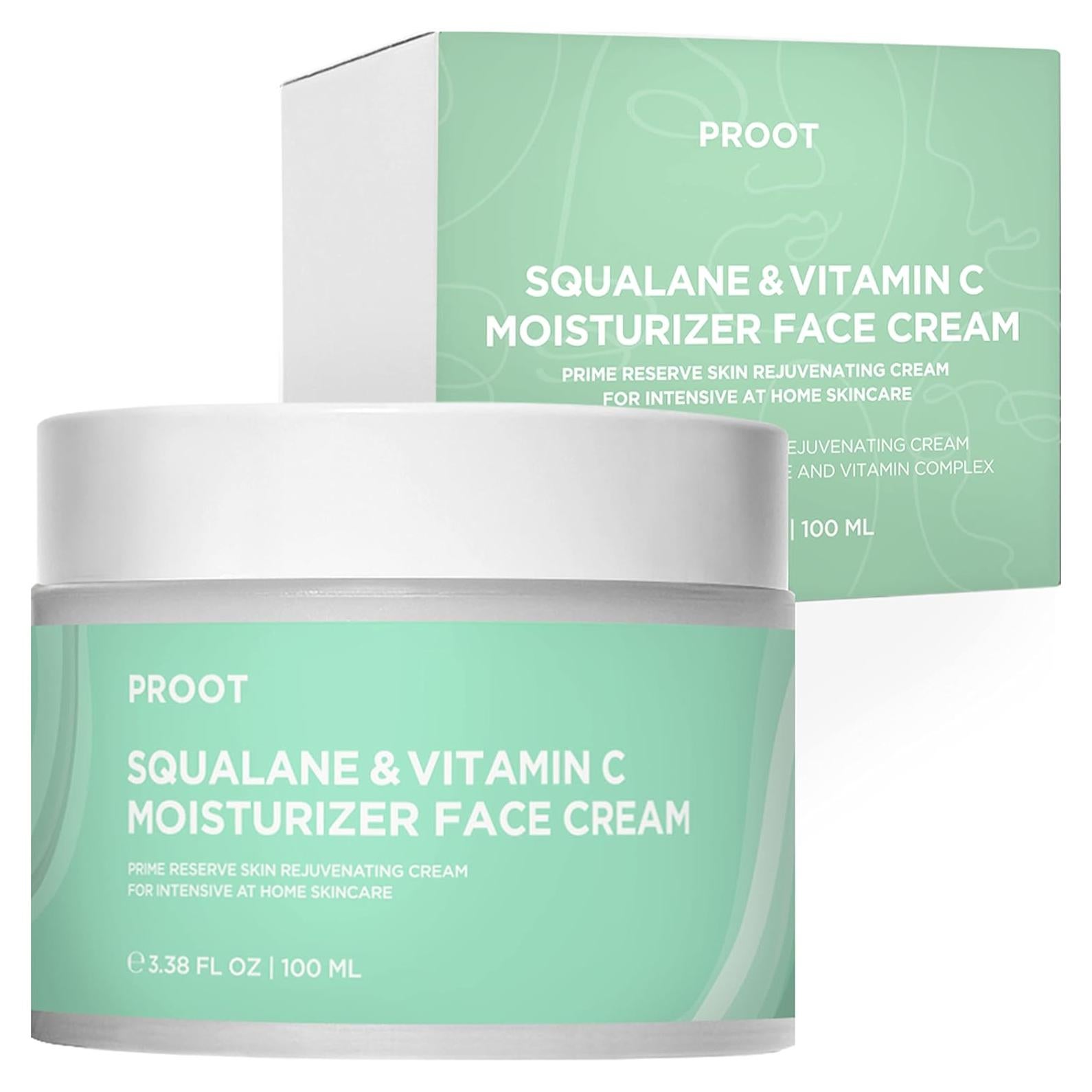 Crema Facial Hidratante de Esqualano y Vitamina C 100 ml