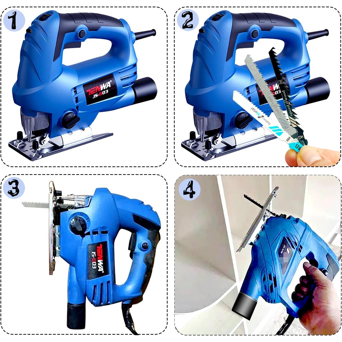 Juego de 20 Cuchillas de Sierra de Calar Triwenve HCS/HSS